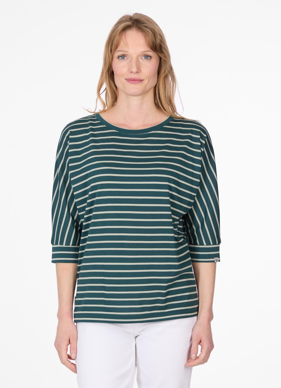 Ragwear 3/4-Arm-Shirt »SHIMONA STRIPES« mit Fledermausärmel und in Streifen-Optik