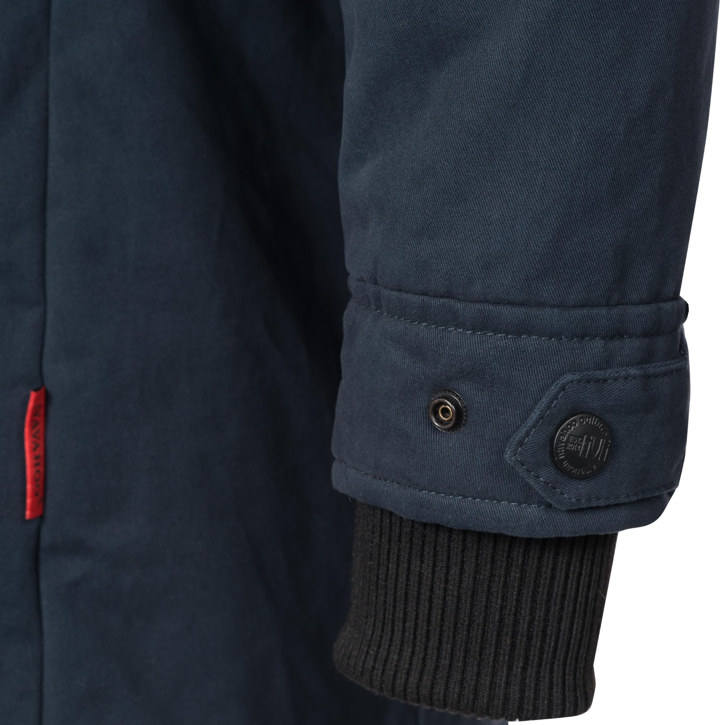 Navahoo Wintermantel »Luluna«, edler Baumwoll Parka mit Fellimitat