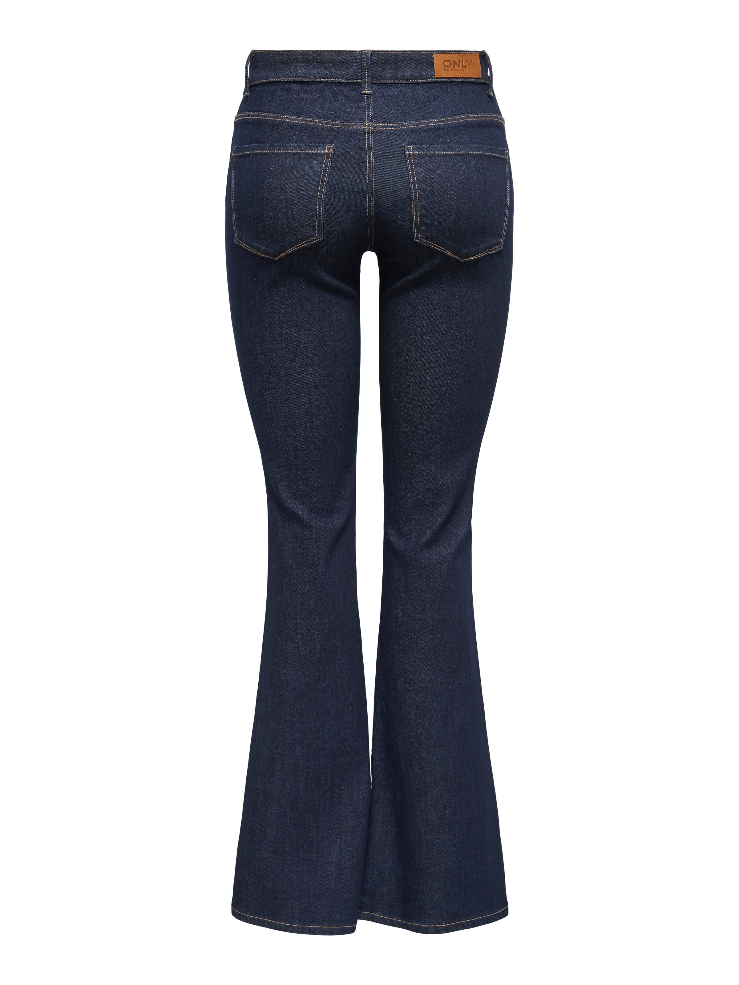 Thumbnail - ONLY Bootcut-Jeans "ONLLUSH MW RETRO FLARED DNM" Materialmix, bootcut fit, Regular Waist, Retro-Fit