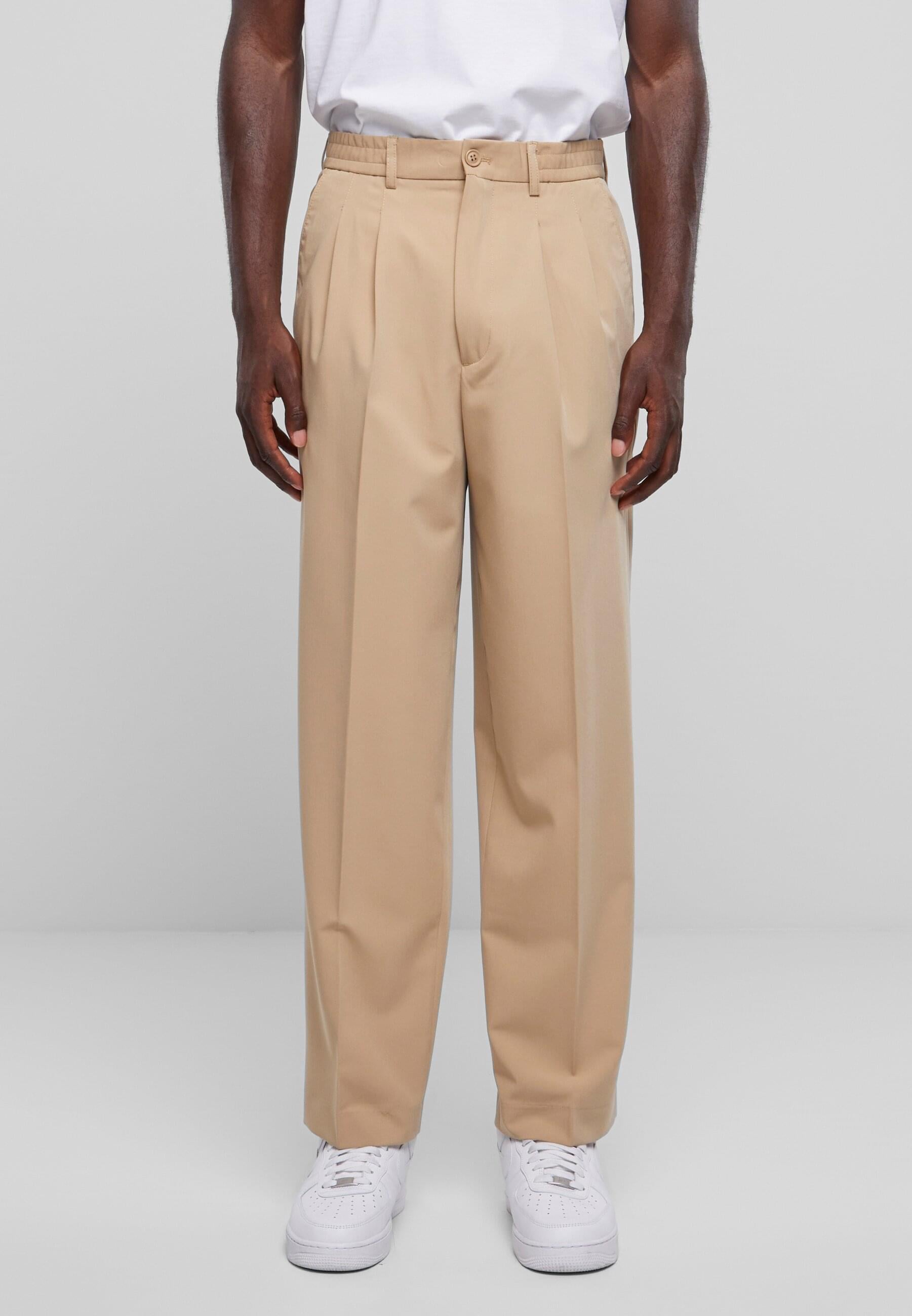 URBAN CLASSICS Stoffhose »Urban Classics Herren Wide Fit Pants«, (1 tlg.)