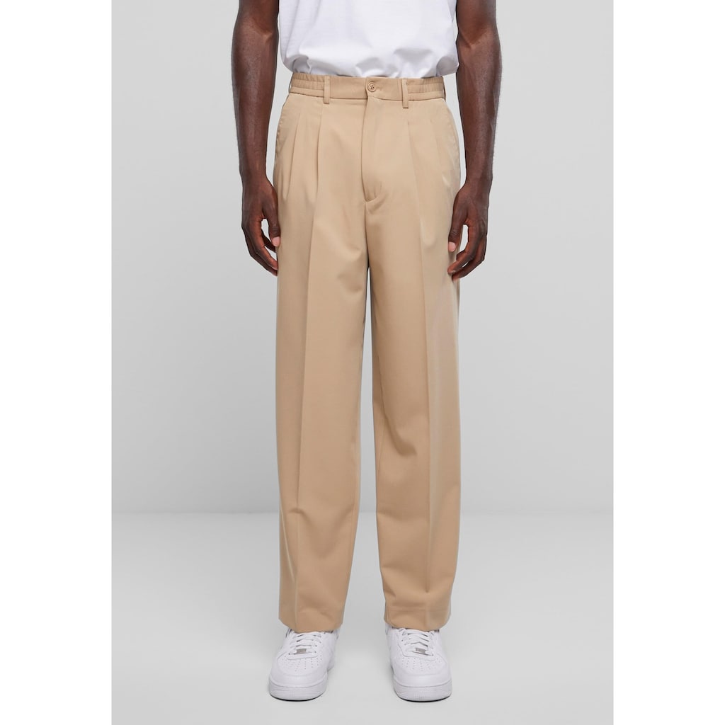 URBAN CLASSICS Stoffhose »Urban Classics Herren Wide Fit Pants«, (1 tlg.)