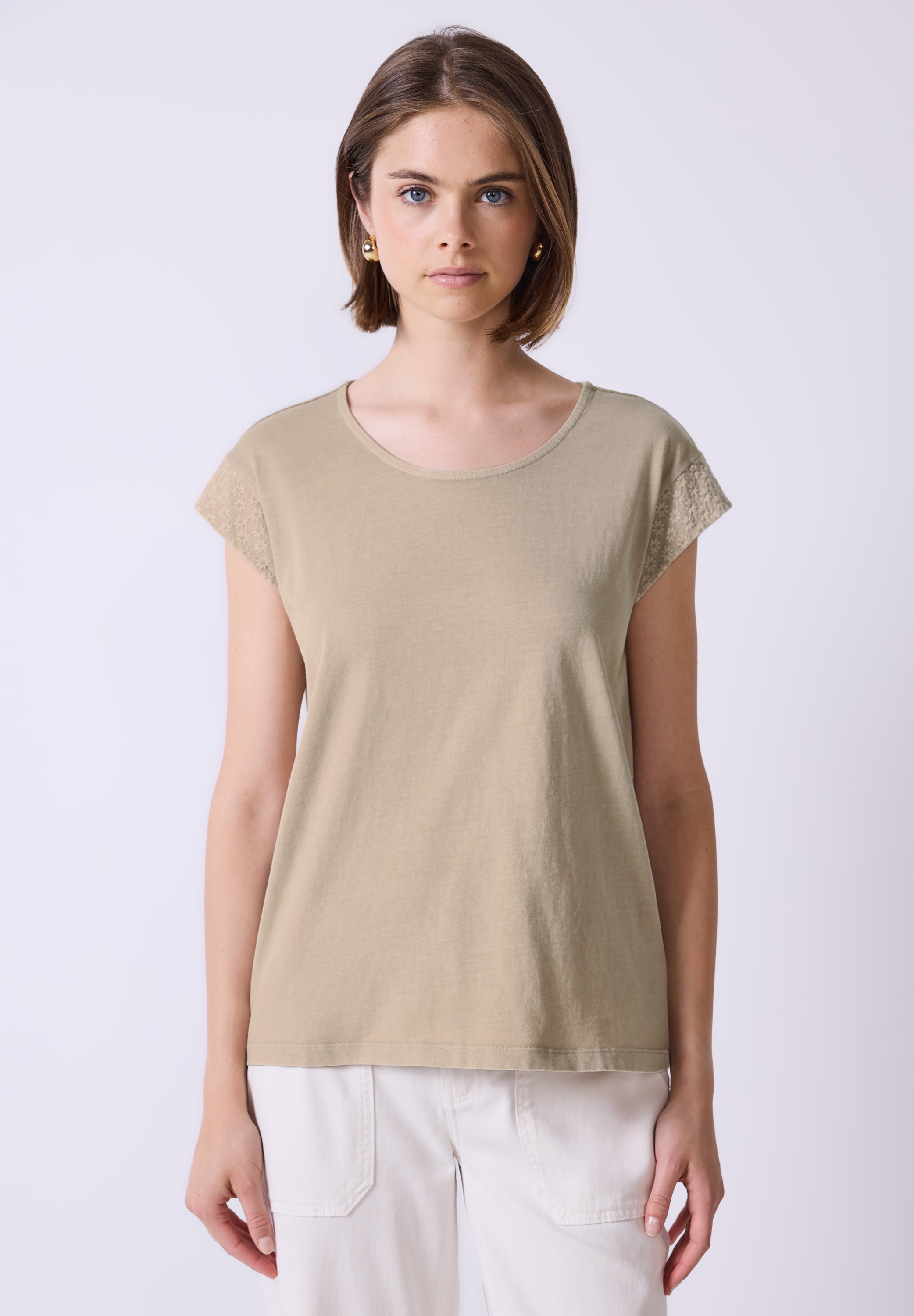 STREET ONE STUDIO T-Shirt, aus reiner Baumwolle günstig online kaufen