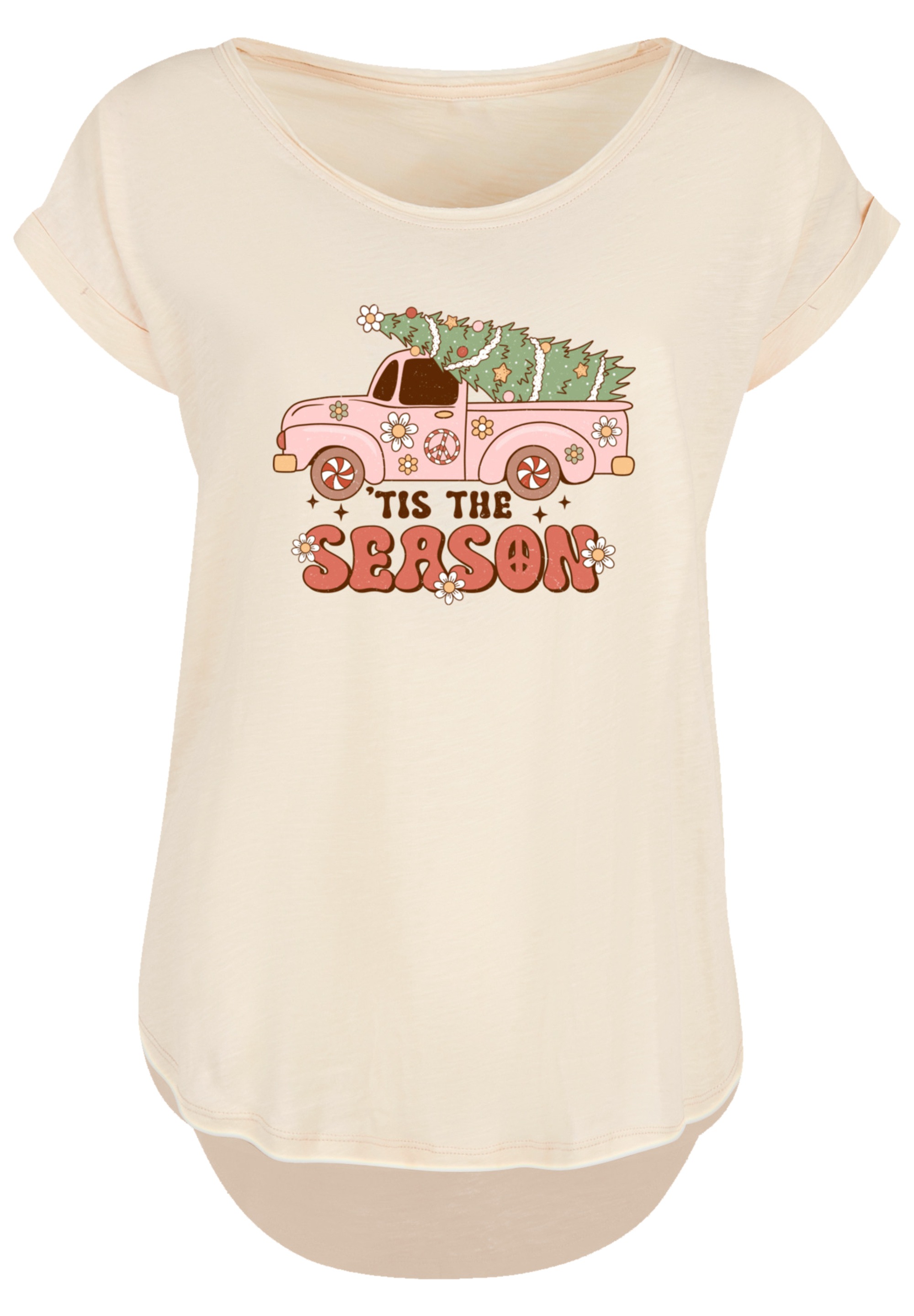 F4NT4STIC T-Shirt »Tis The Season Weihnachten Drivin Home«, Premium Qualität, Weihnachts-Kollection