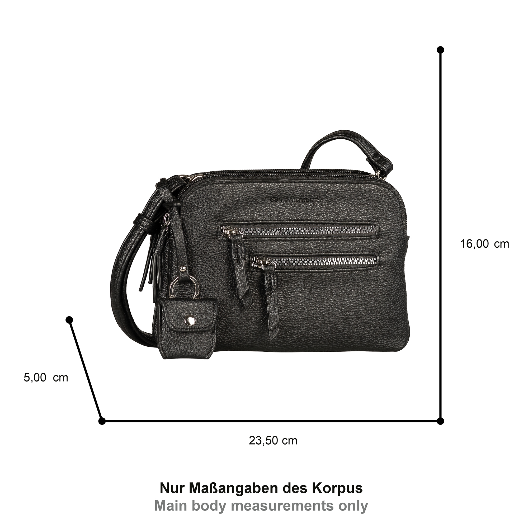 TOM TAILOR Umhängetasche »Winona«, aus weichem Lederimtiat mit praktischen Formaten