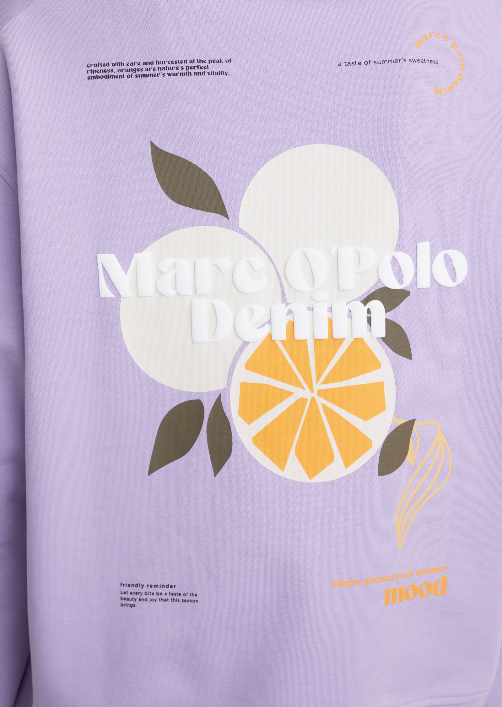 Marc O'Polo DENIM Sweatshirt »mit markantem Rückenprint«