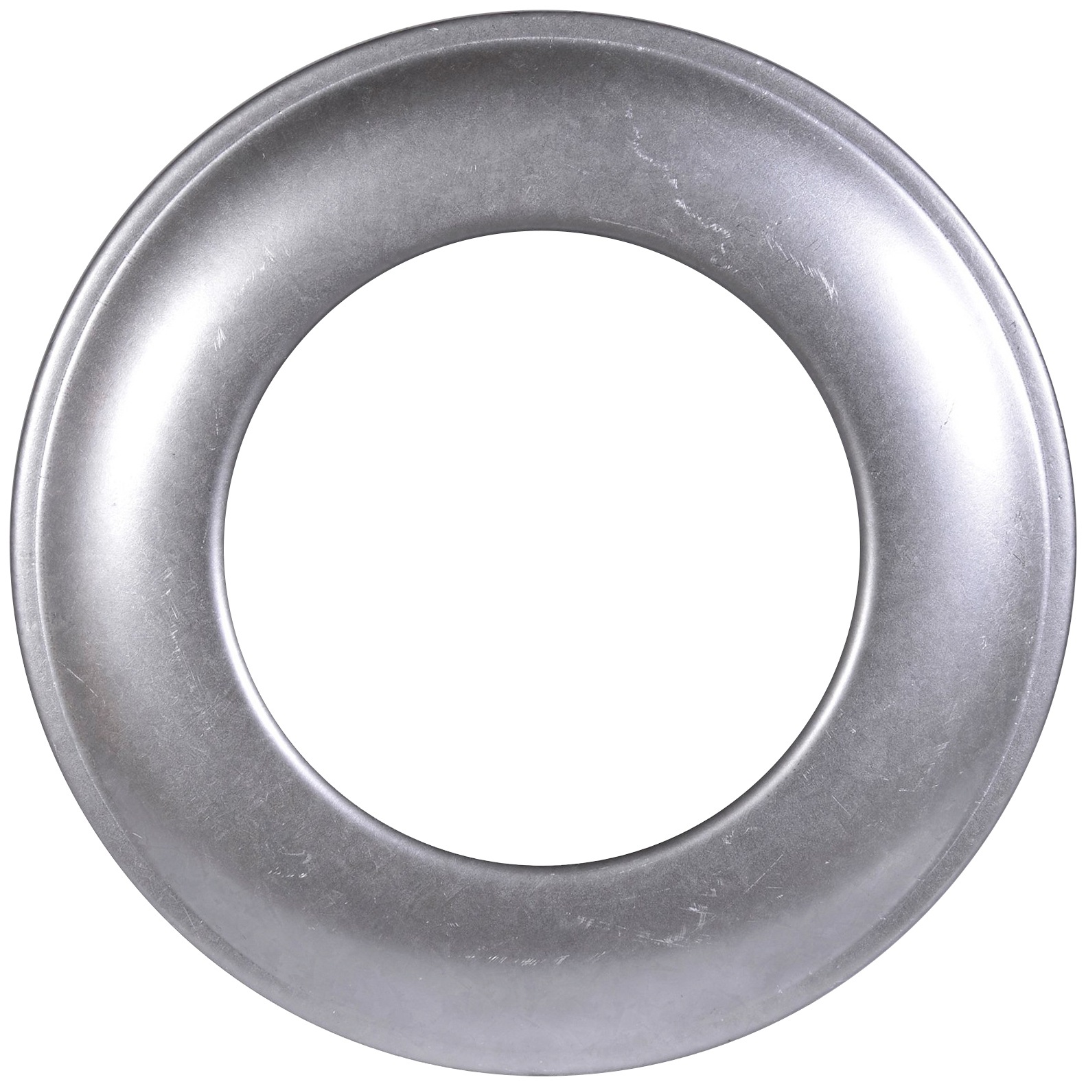 FIREFIX Rosette, Ø Innen 100mm, silber, Unterlegscheiben, starr, für feueraluminiertes Ofenrohr