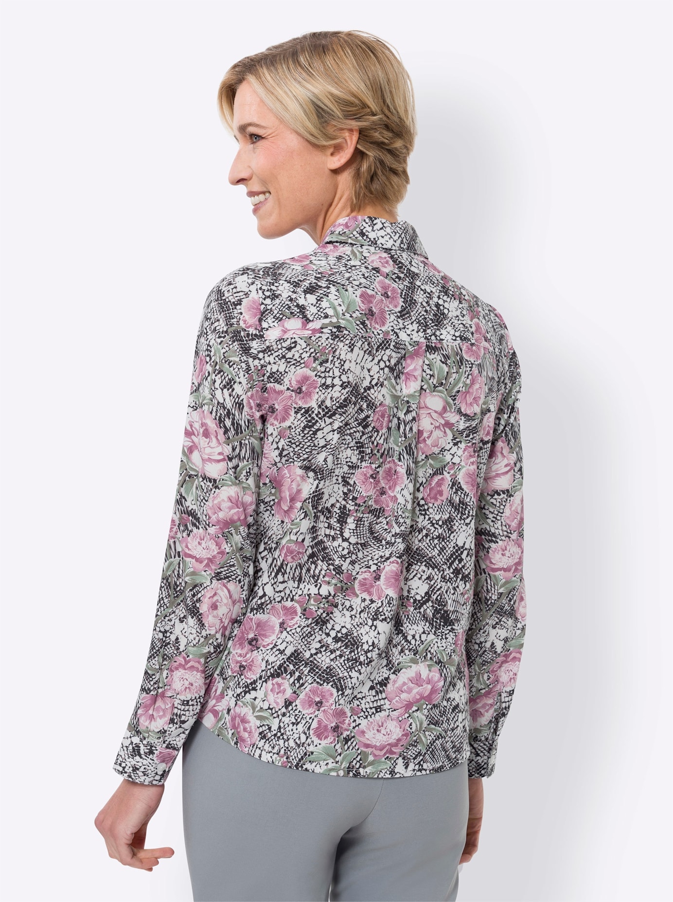 Classic Basics Druckbluse