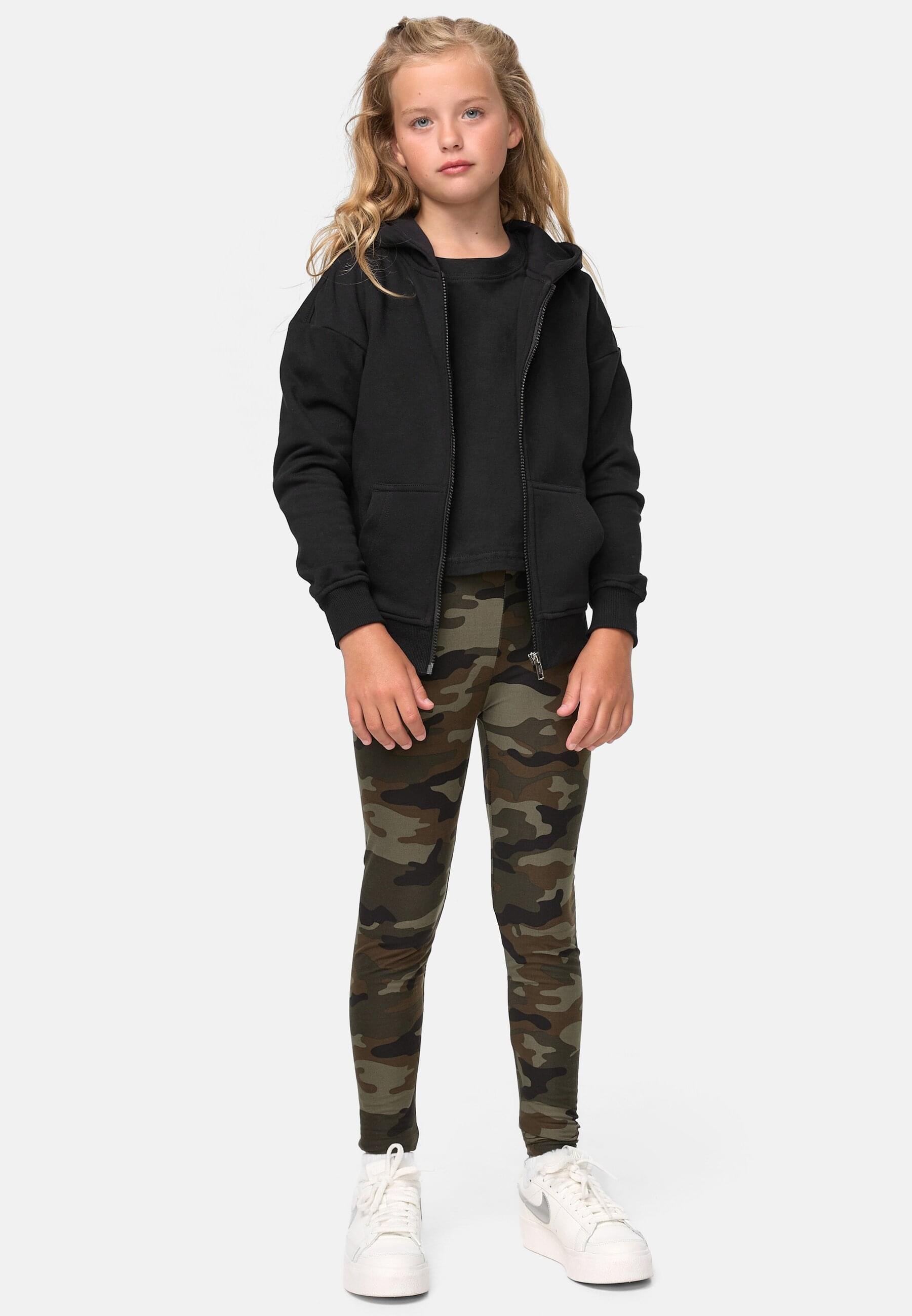 URBAN CLASSICS Kapuzensweatshirt »Urban Classics Damen Girls Organic Terry Zip Hoody«, (1 tlg.)