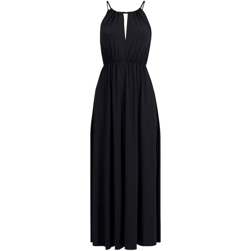 Monari Maxikleid, mit Schlitz an der Seite