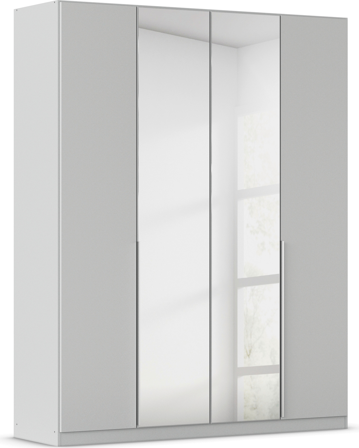 OTTO home Drehtürenschrank "Kleiderschrank Schrank Garderobe AGORDO mit Dekor- oder Hochglanzfront" in zwei Griff-Farben, Breiten 91-405 cm, durchdachte Innenausstattung, in 8 Breiten und 2 Höhen MADE IN GERMANY