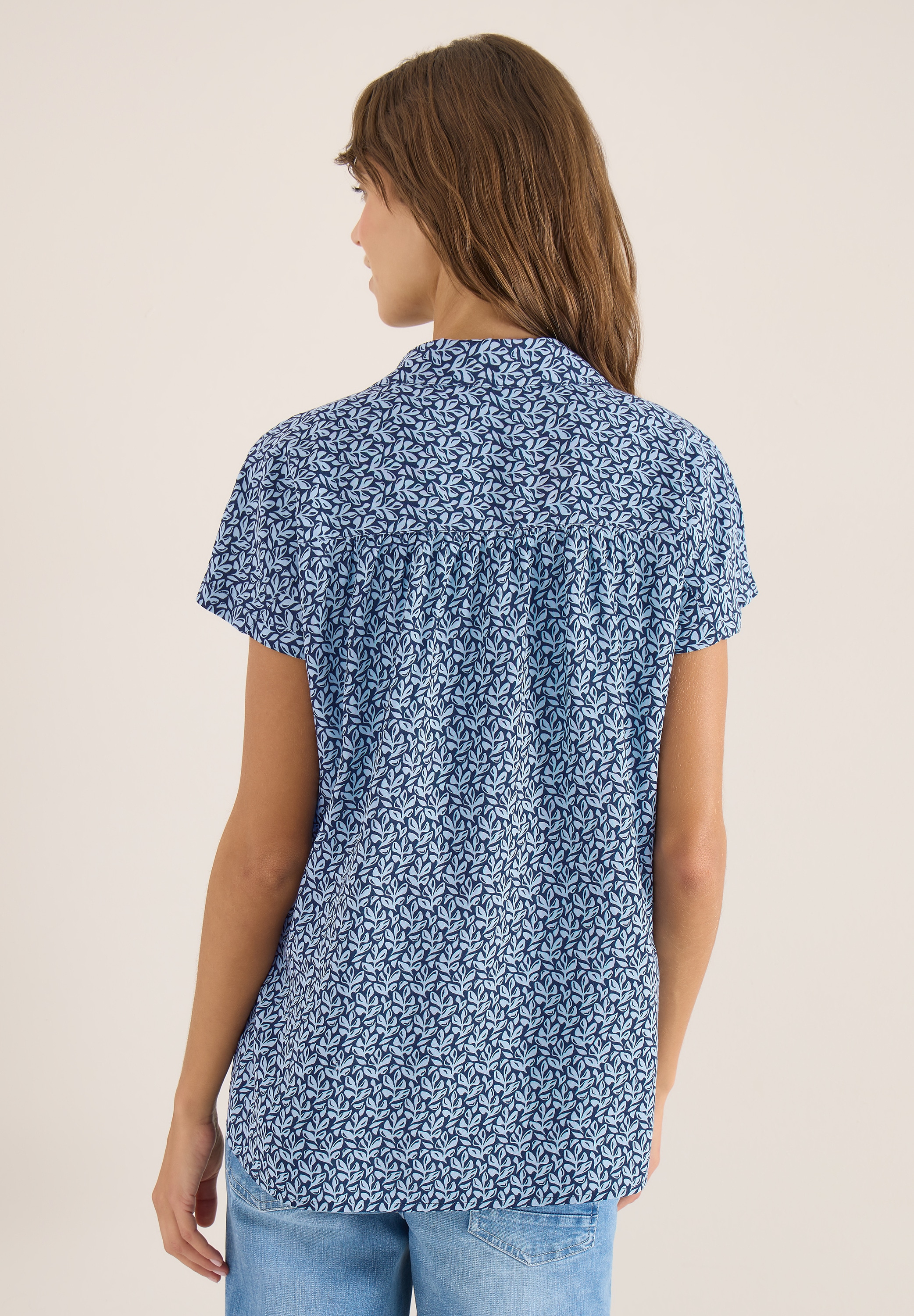 Cecil Kurzarmbluse aus softer Viskose