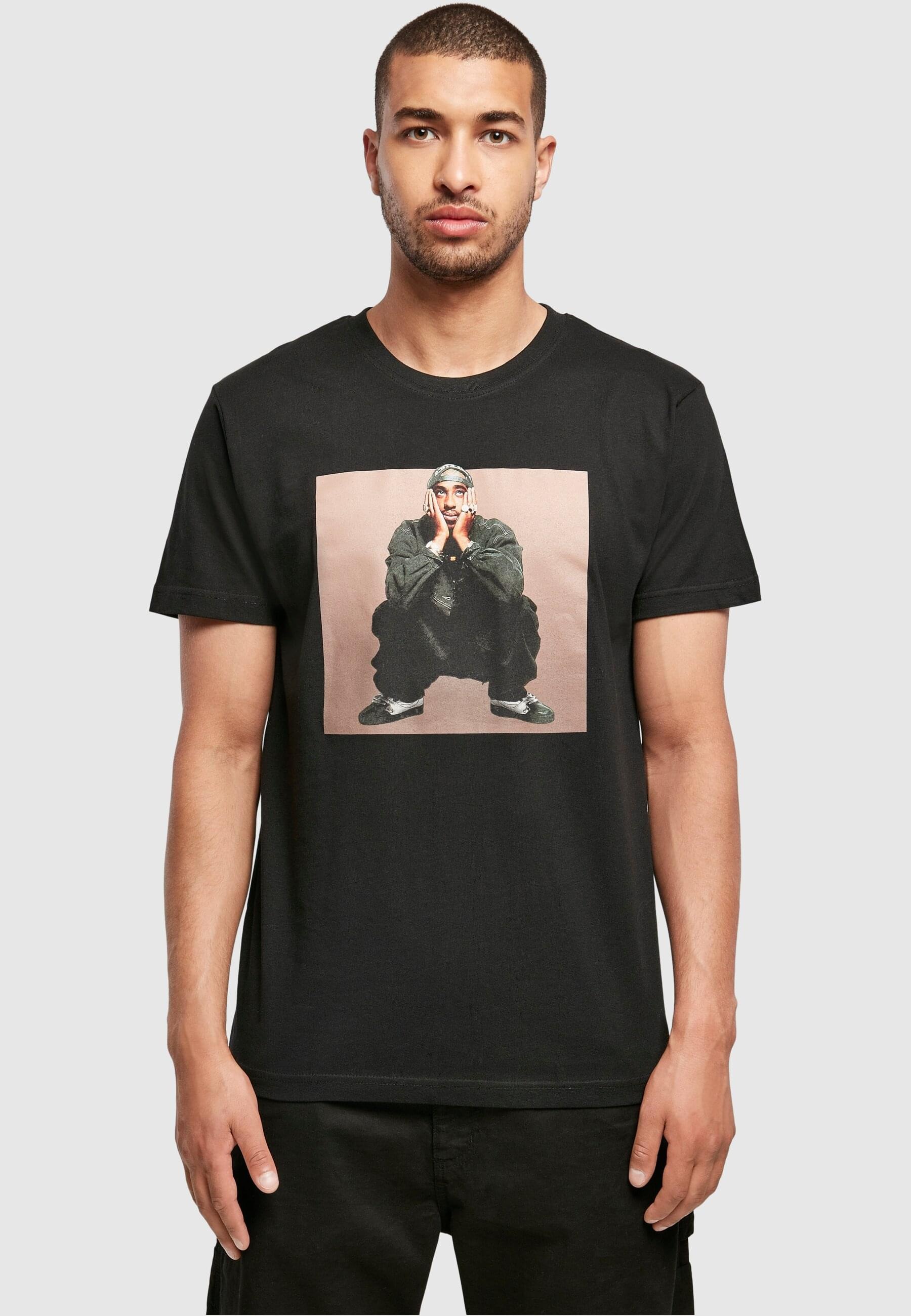 MisterTee T-Shirt »MisterTee Herren Tupac Sitting Pose Tee«, (1 tlg.)