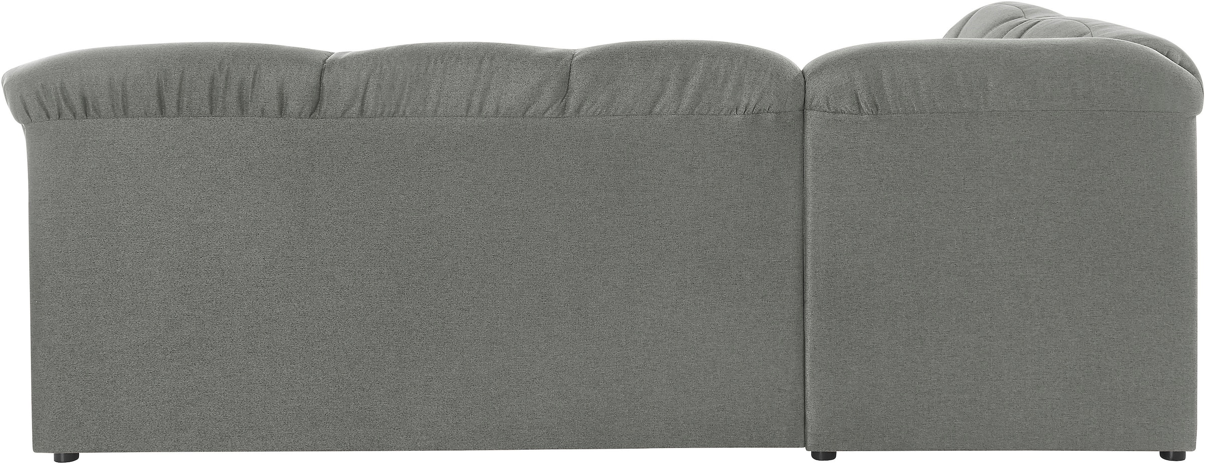 DOMO collection Ecksofa »Pegnitz, elegante Rückensteppung, zeitlose Formensprache, L-Form«, wahlweise mit Bettfunktion