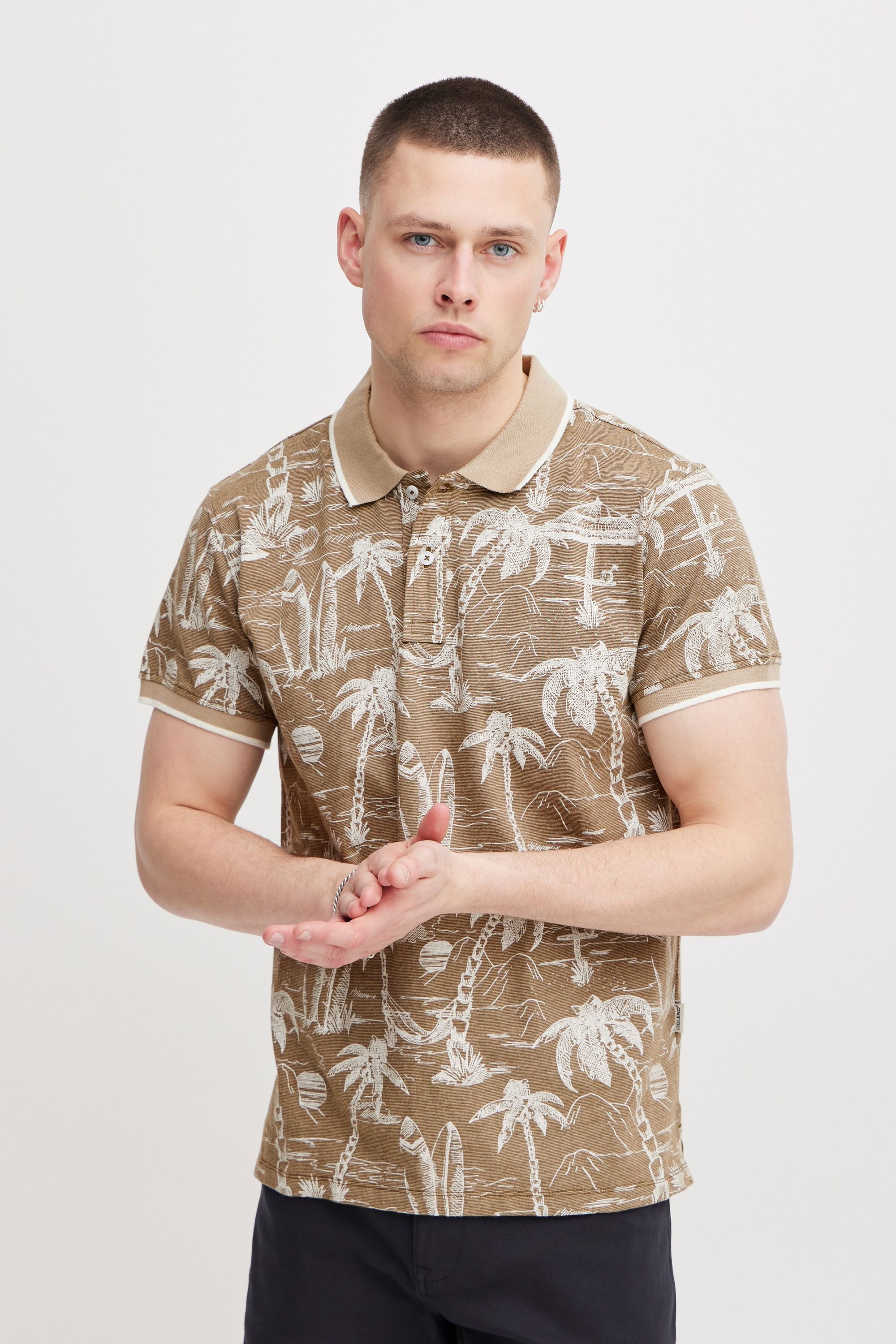 Blend Poloshirt "BHPolo" Lässiges Poloshirt mit Print günstig online kaufen