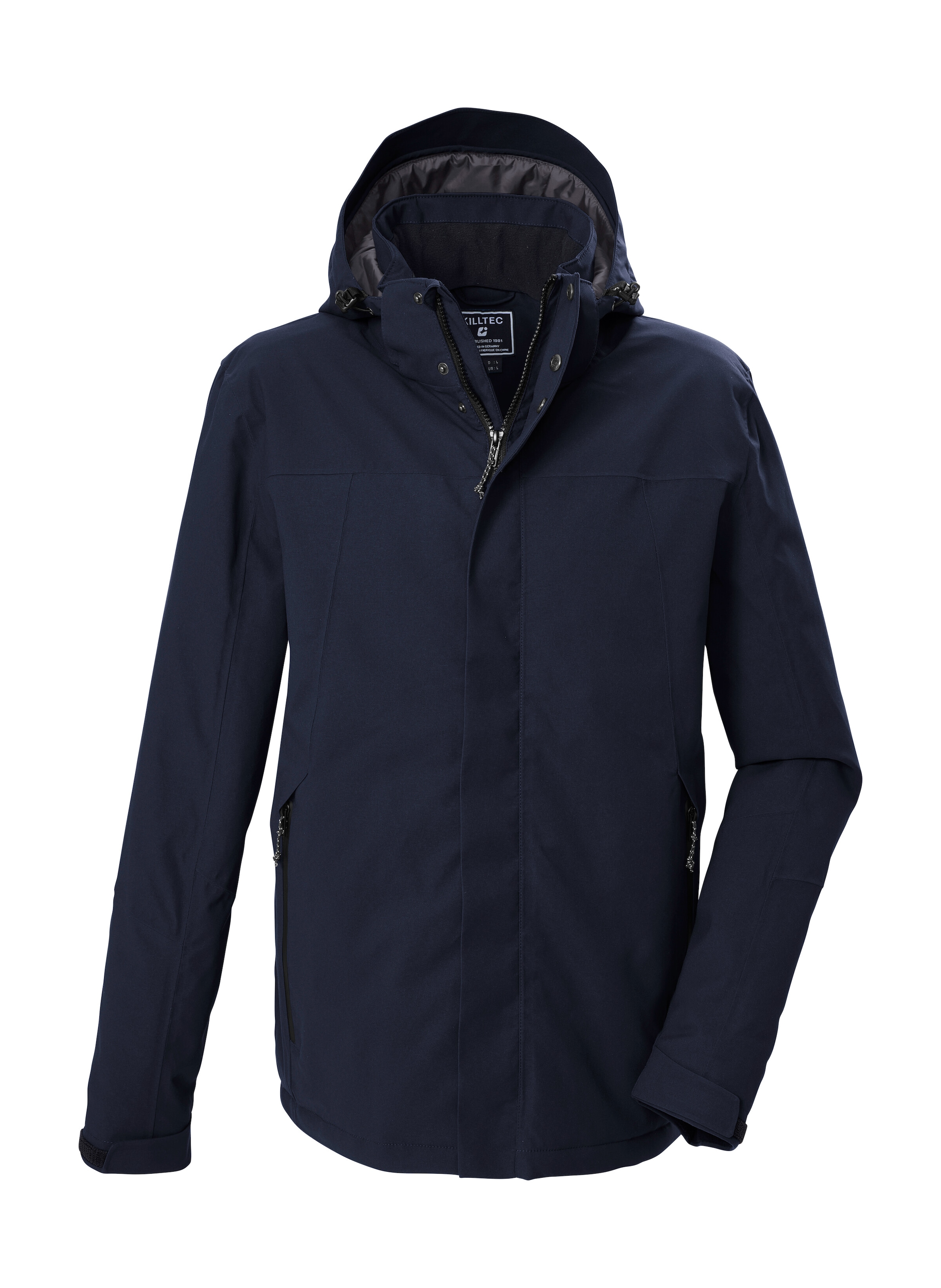 Killtec Funktionsjacke »KOW 2 MN JCKT« Wasserdichte, atmungsaktive Funktionsjacke mit abnehmbarer Kapuze
