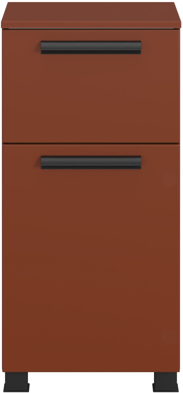 welltime Badmöbel-Set »SALVADA, 5tlg-Set, gedämpfte Scharniere, Softclose, Keramikbecken« Maße (B/T/H): 180/47,5/200 cm, 