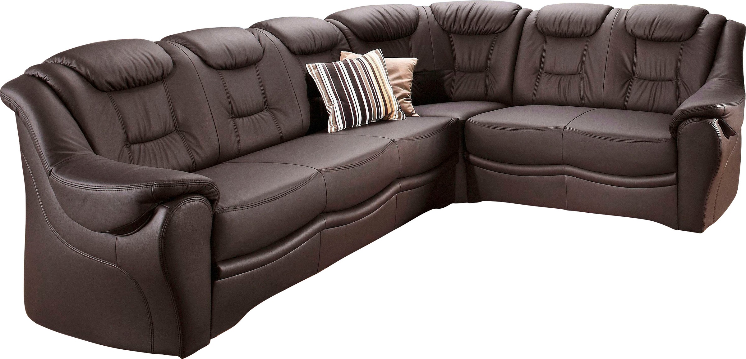 sit&more Ecksofa "Bellevue L-Form, B: 265 cm, Bettfunktion optional, Federkernpolsterung" Komfortable Sitzhöhe 44 cm, Liegefläche 120 x 198 cm bei Bettfunktion