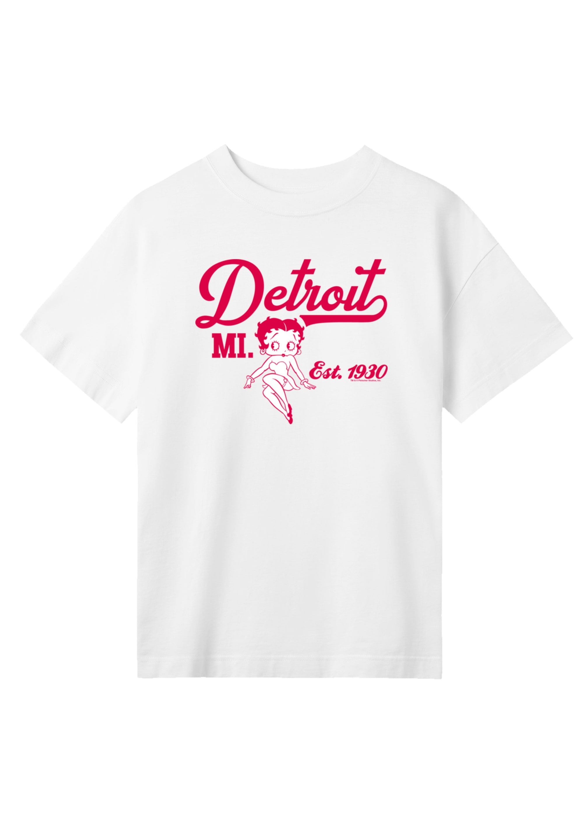 F4NT4STIC T-Shirt »Betty Boop Detroit MI. Est 1930«, Premium Qualität