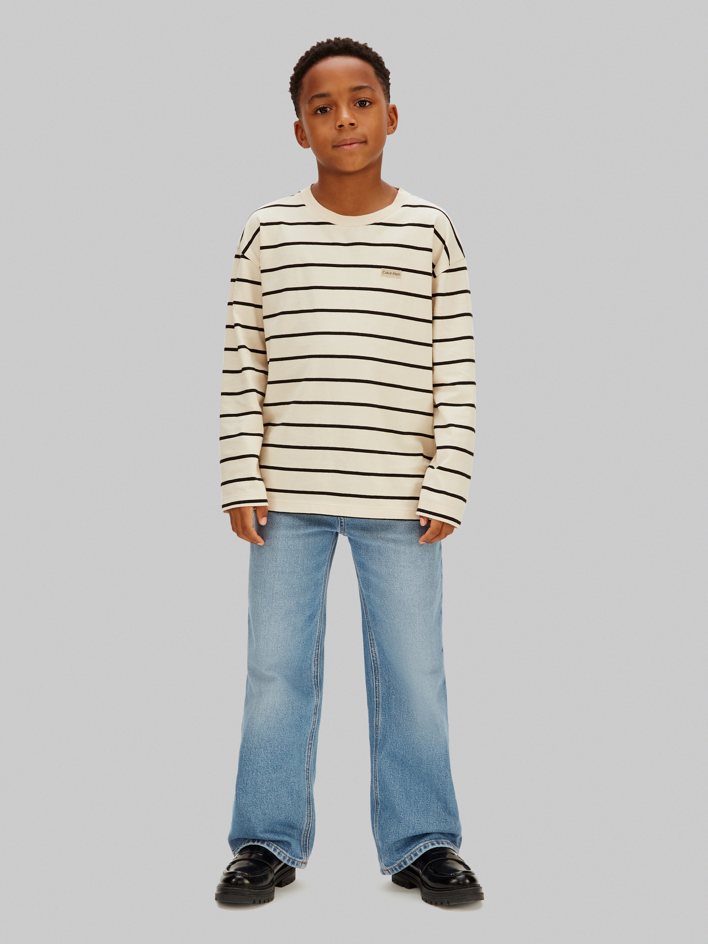 Thumbnail - Calvin Klein Jeans Langarmshirt Regular fit, für Kinder bis 16 Jahre