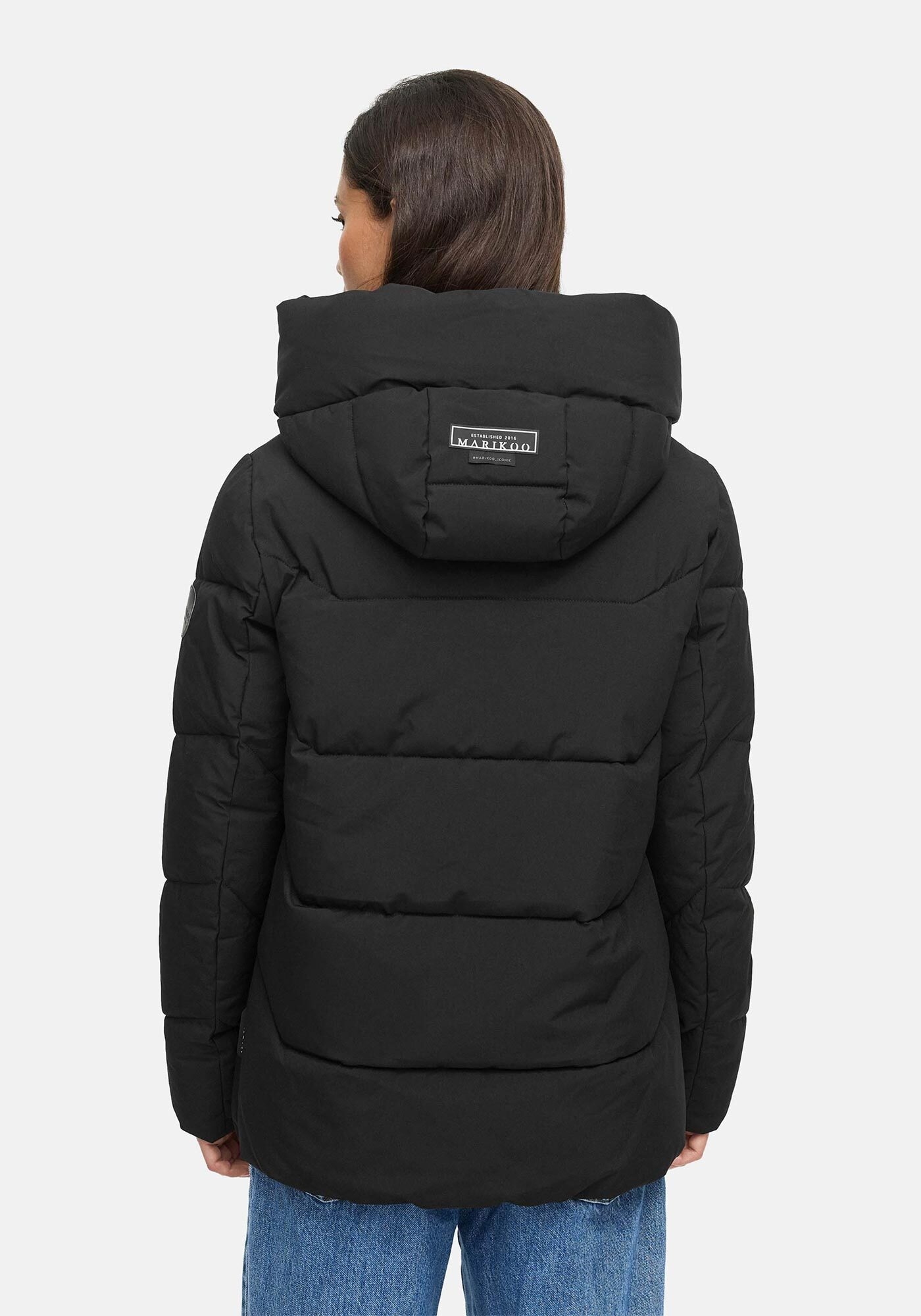 Marikoo Winterjacke »Kuscheltatze«, mit extra hohem Kragen