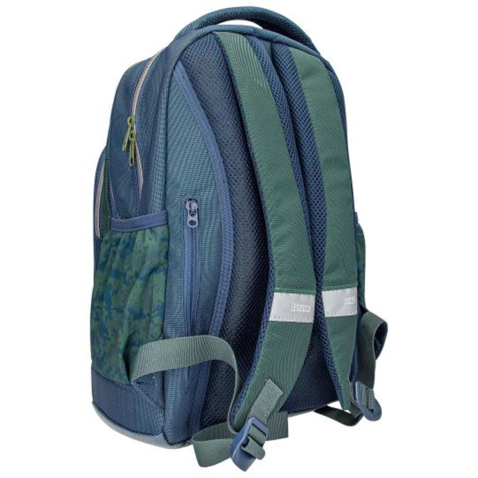 Depesche Rucksack »Schul-Set Schlange Adventure World blau-grün«