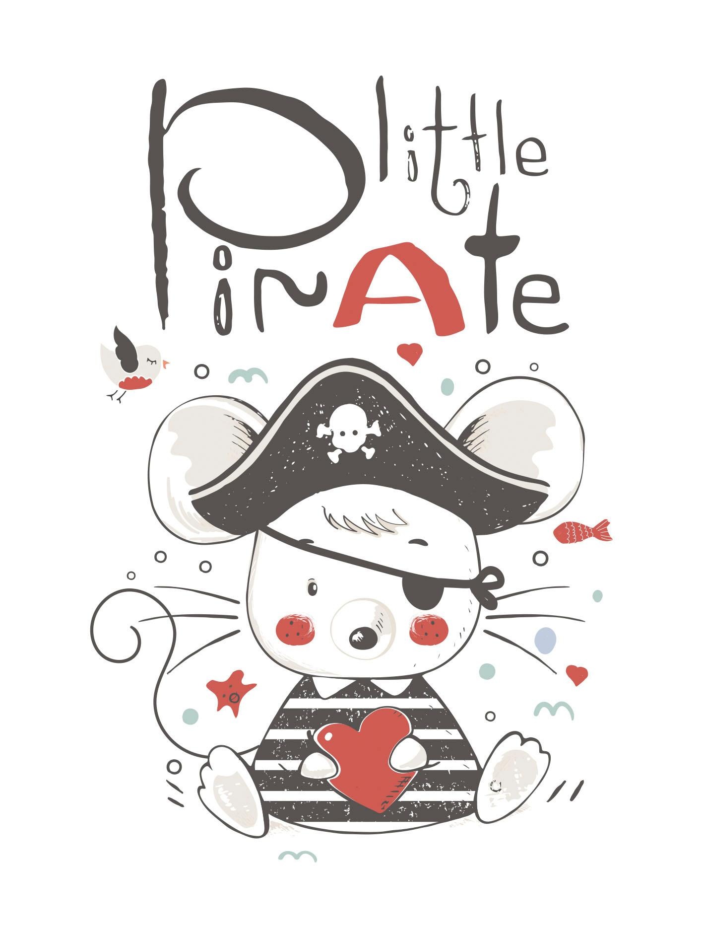 queence Leinwandbild »Little Pirate« bestellen | BAUR