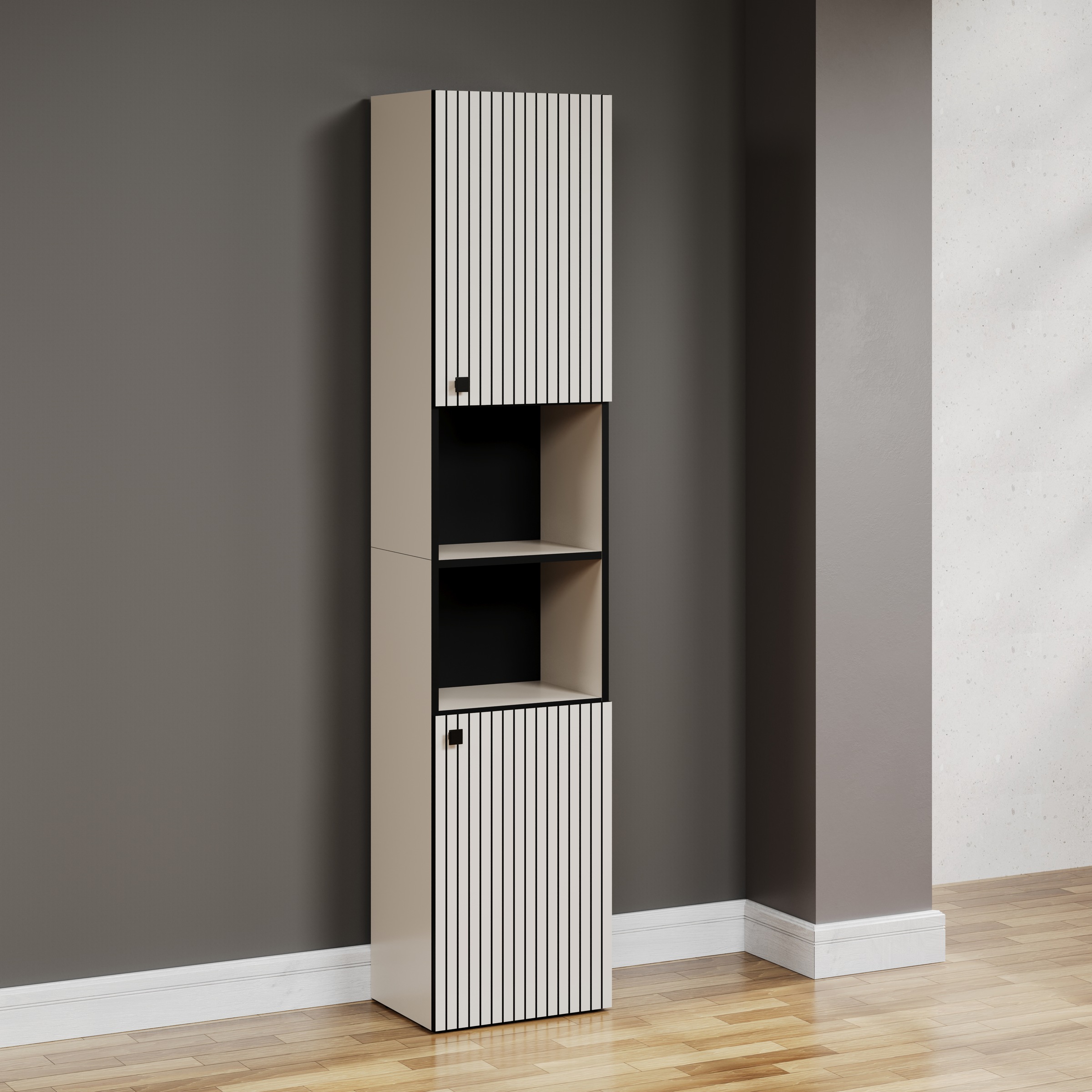 welltime Hochschrank "Amrum", Badezimmerschrank mit und ohne Schublade - (B günstig online kaufen