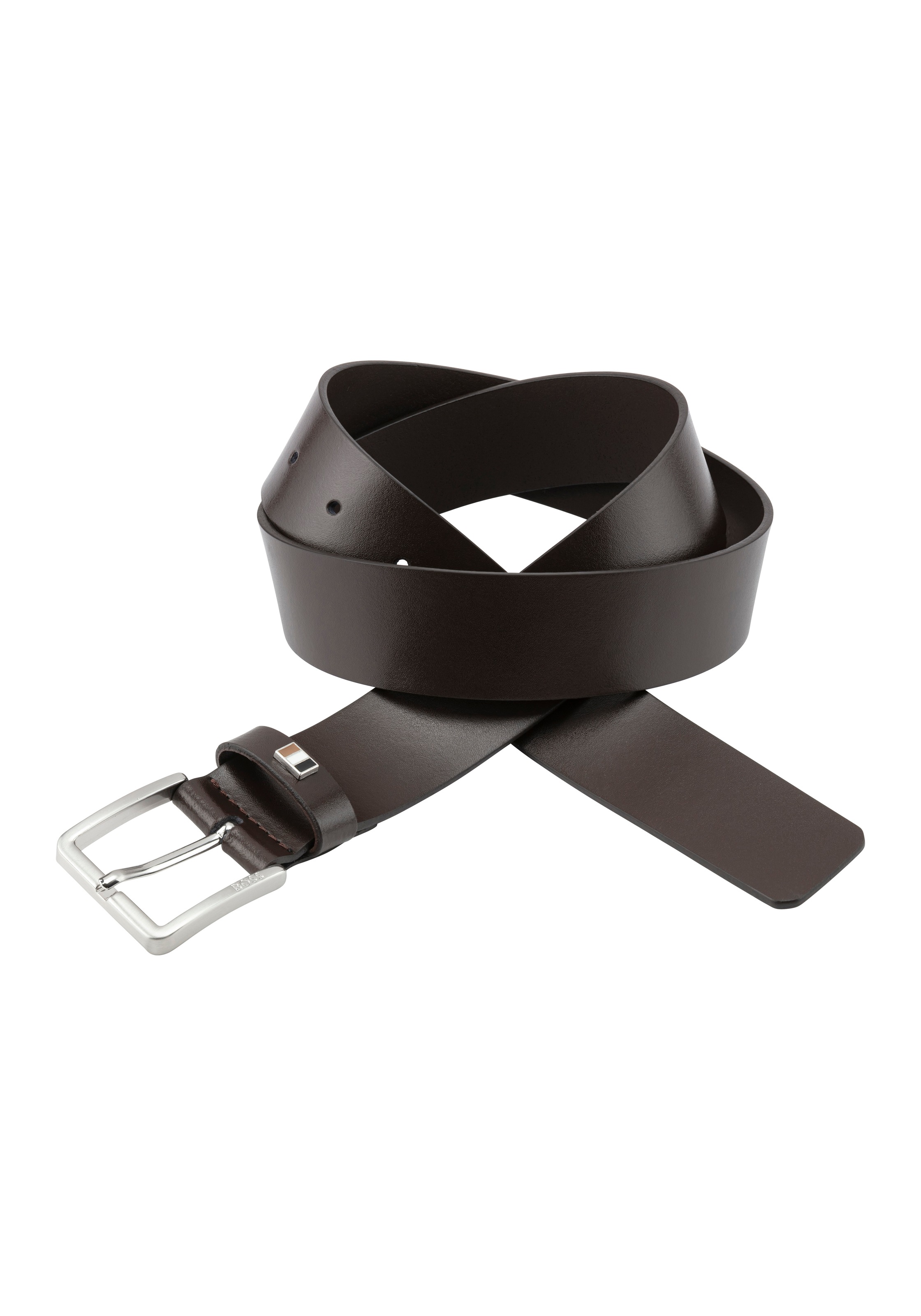 Thumbnail - BOSS Ledergürtel "Ther-Flag-E Sz35" mit stilvollen Markendetails