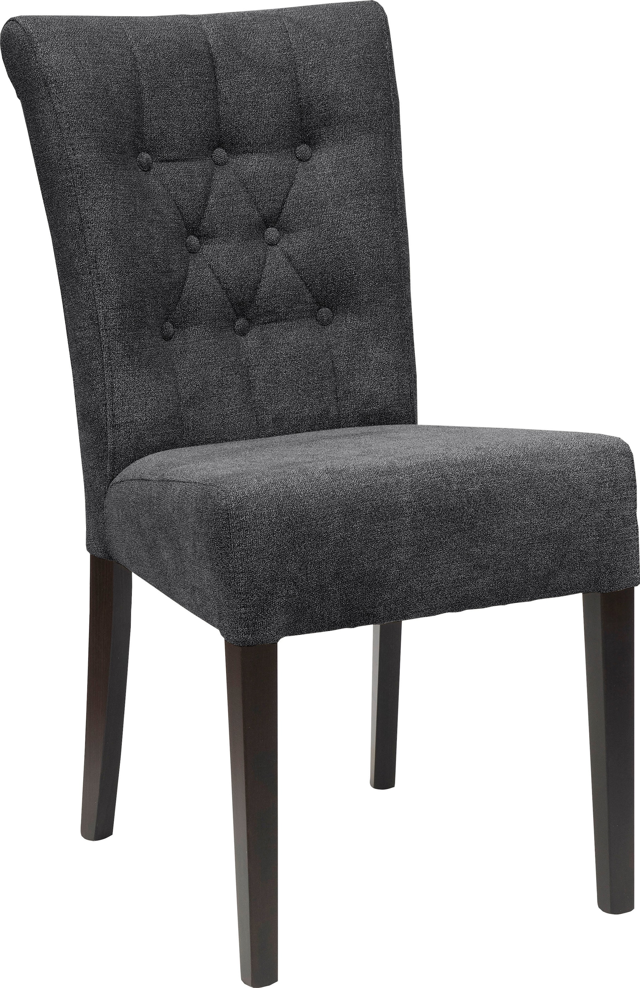 Home affaire Esszimmerstuhl »Queen BESTSELLER«, (Set), 6 St., Feinstruktur, Polsterstuhl mit Knopfheftung, 2er, 4er oder 6er Set