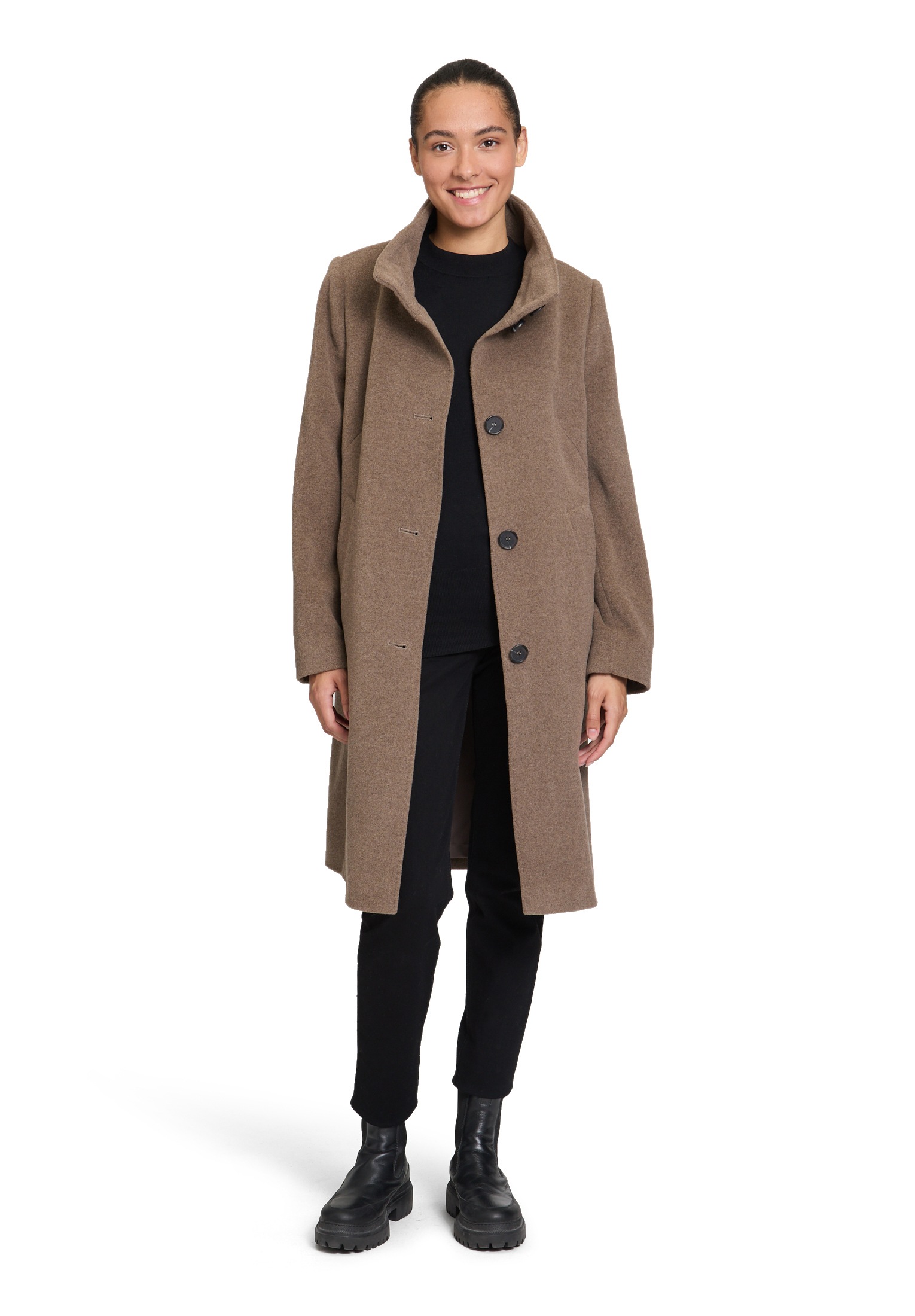 Betty Barclay Wolljacke »Betty Barclay Damen Wollmantel mit Kragen«