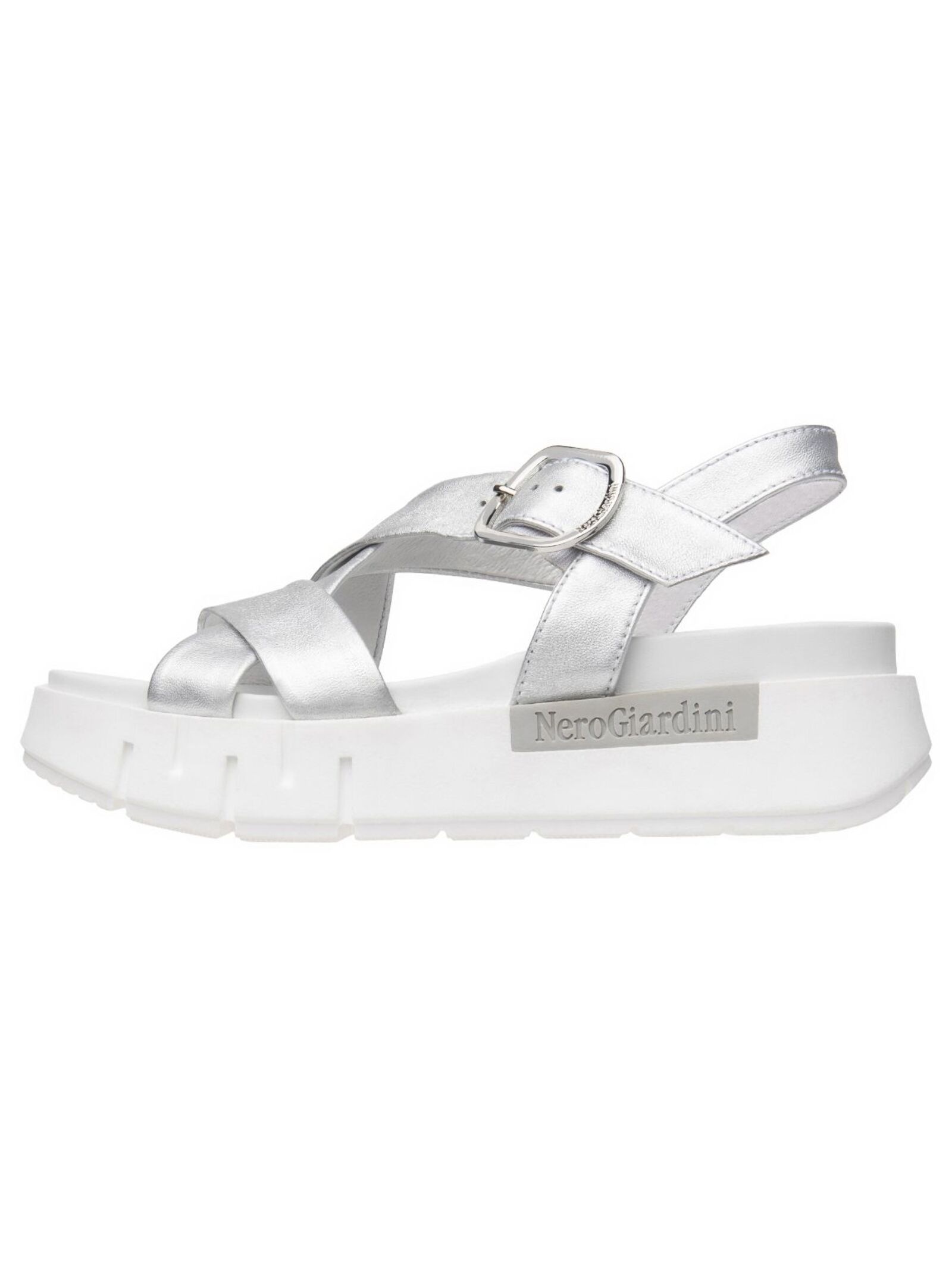 Nero Giardini Plateausandaletten "Nero Giardini Sandalen Leder" günstig online kaufen