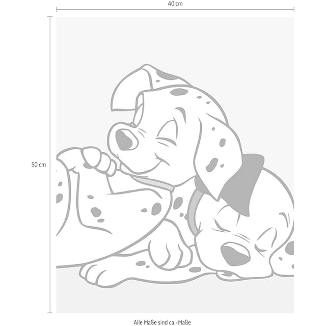 Komar Poster »101 Dalmatiner Cuddle«, Disney, (1 St.), Kinderzimmer,  Schlafzimmer, Wohnzimmer | BAUR