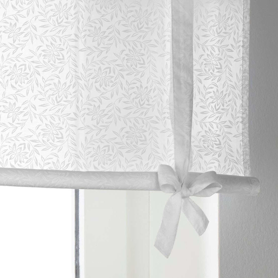 Kutti Raffrollo "Lille" mit Stangendurchzug freihängend Baumwolle Voile Raf günstig online kaufen