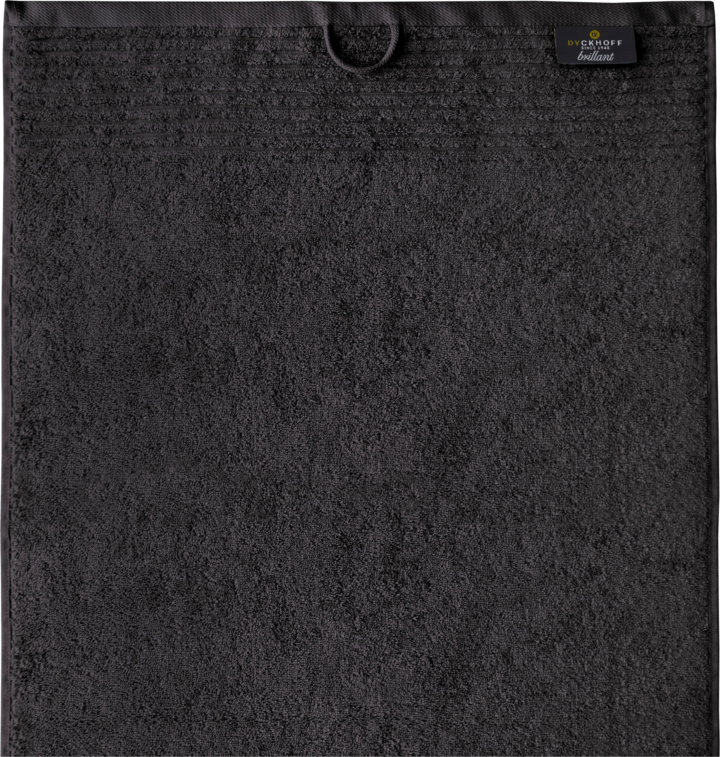 Dyckhoff Duschtuch »Duschtuch BRILLANT, Baumwolle, 70x140 cm, 550 g/m²« Baumwolle
