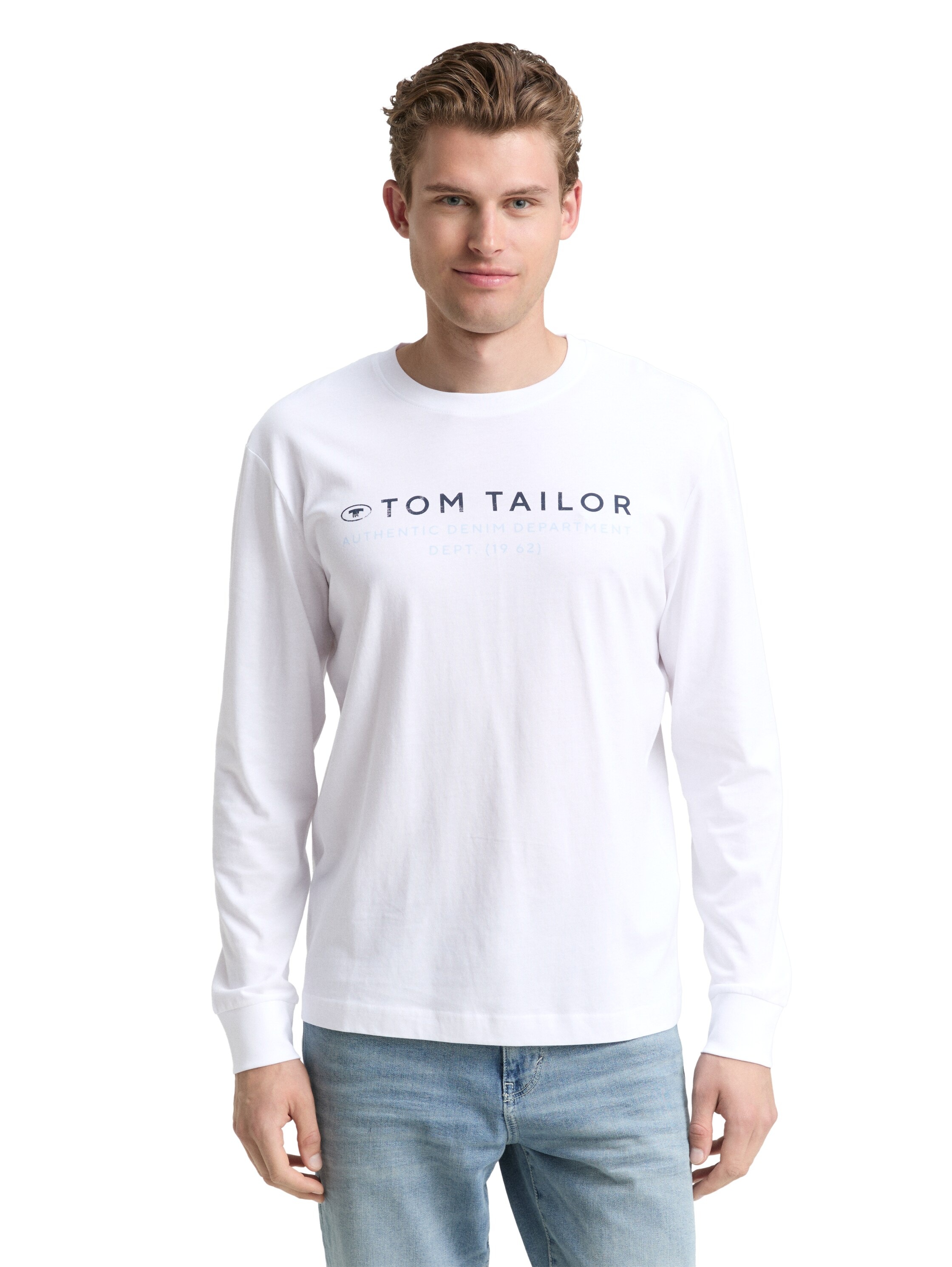 TOM TAILOR Langarmshirt mit Logo Print günstig online kaufen