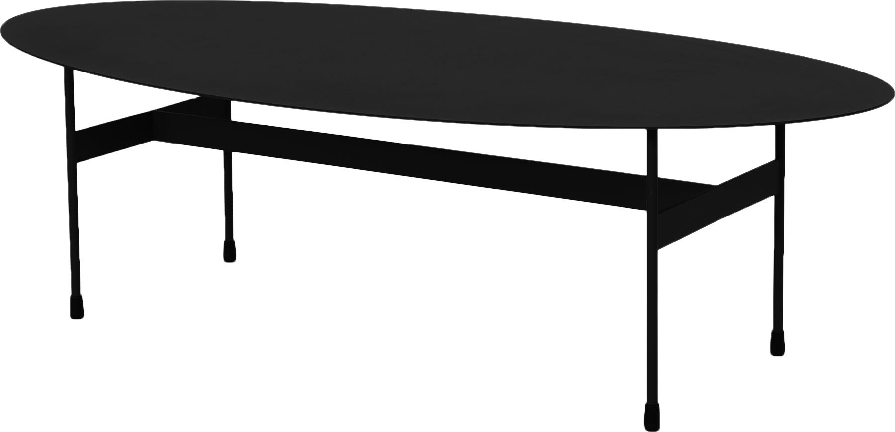 Spinder Design Couchtisch »MIRA OVAL«, Couchtisch aus Stahl