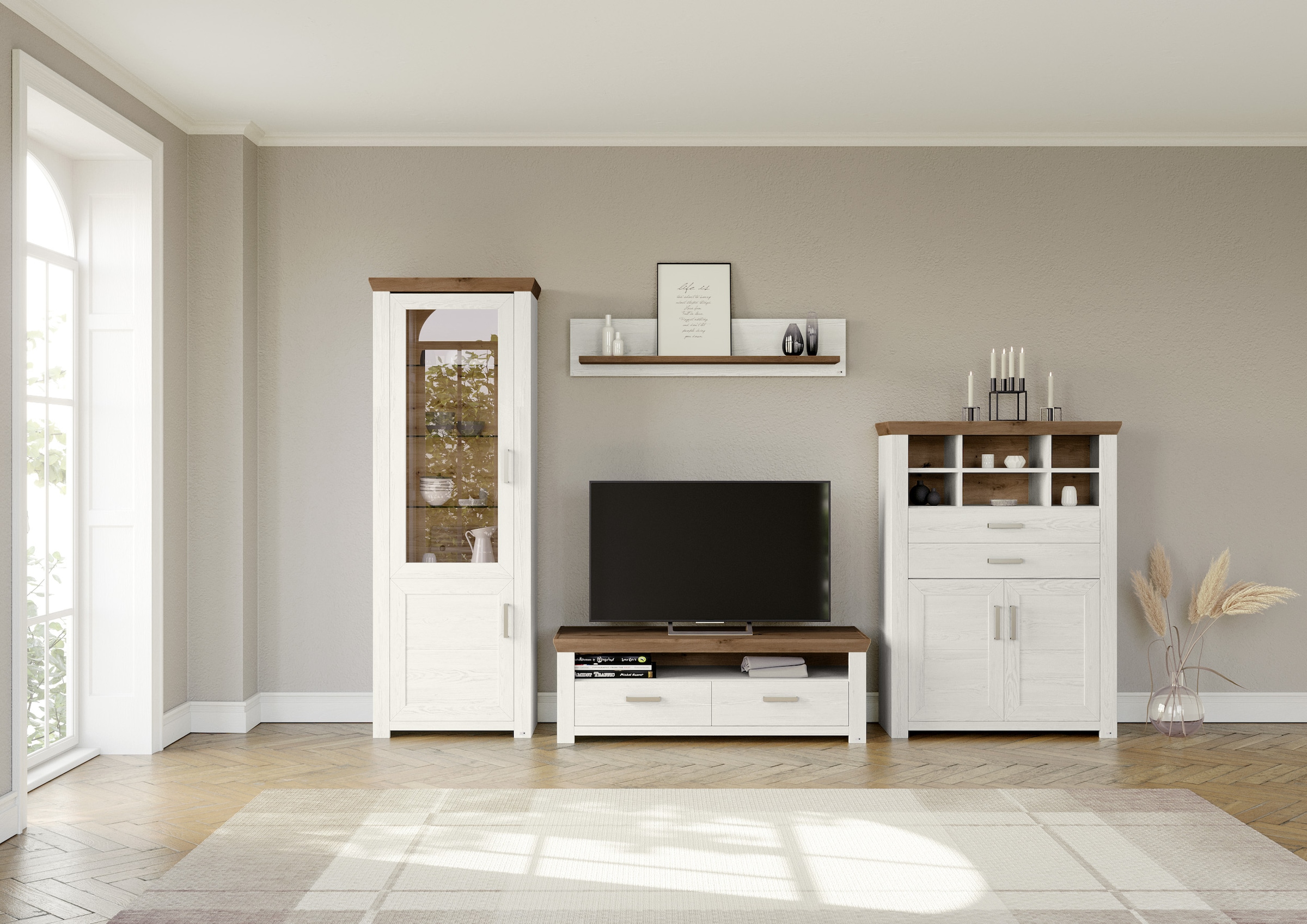 set one by Musterring Wohnwand "York" 4 Stk. tlg. günstig online kaufen