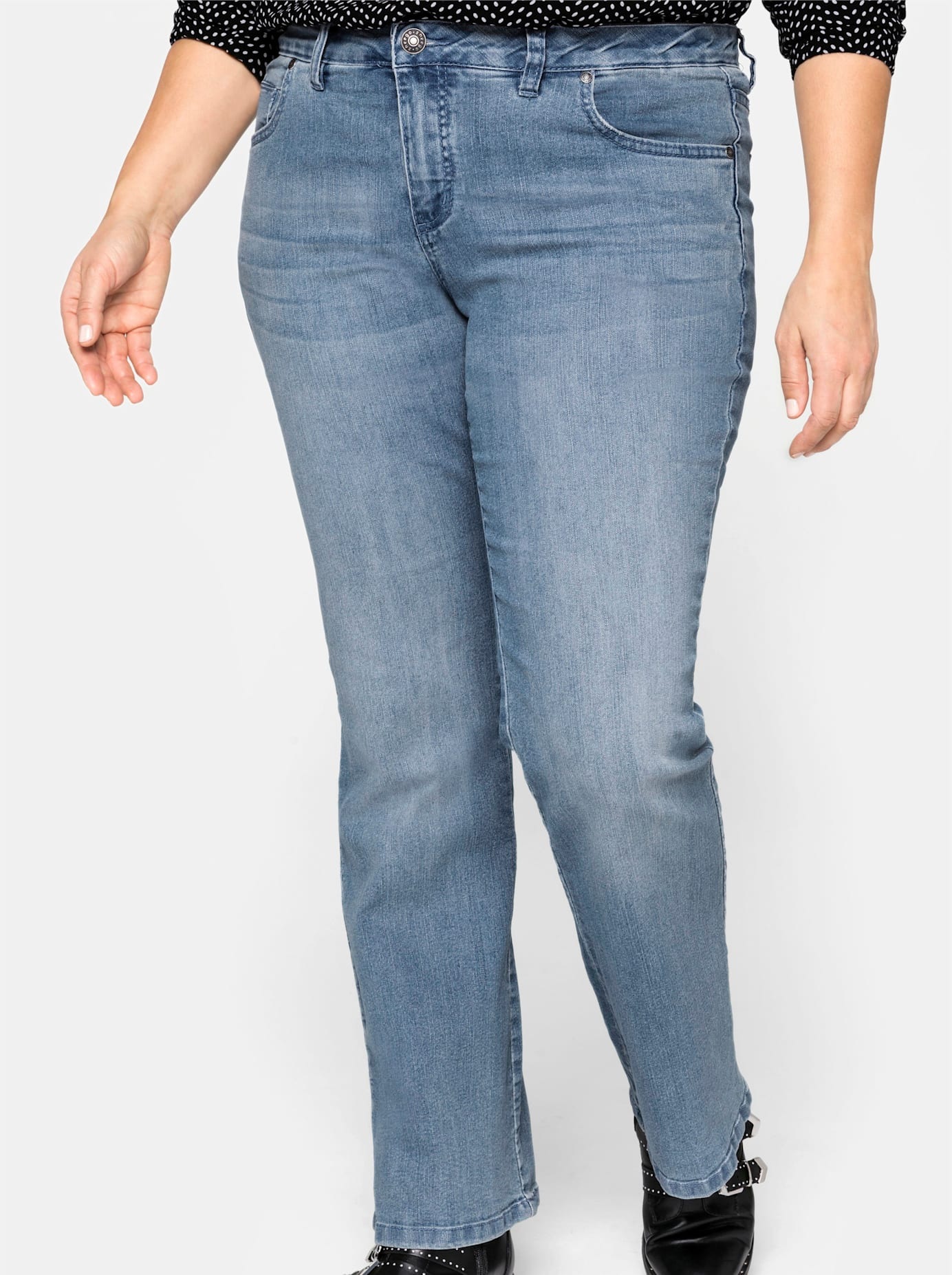 Sheego Bequeme Jeans, (1 tlg.) günstig online kaufen