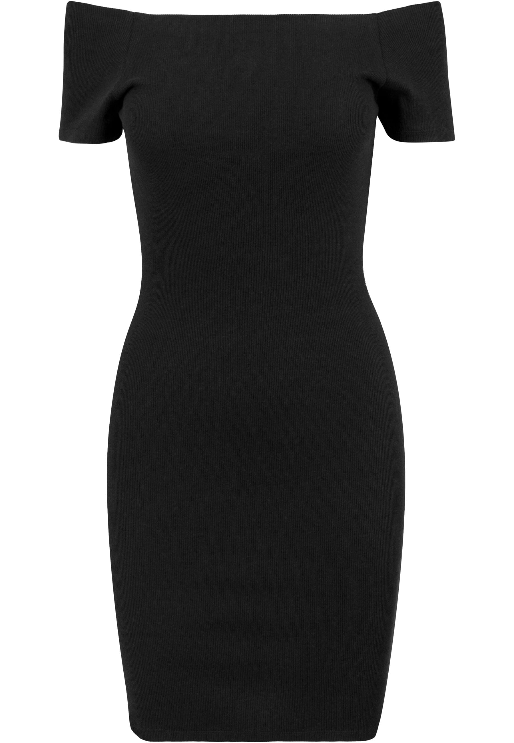 URBAN CLASSICS Shirtkleid "Urban Classics Damen Ladies Off Shoulder Rib Dre günstig online kaufen