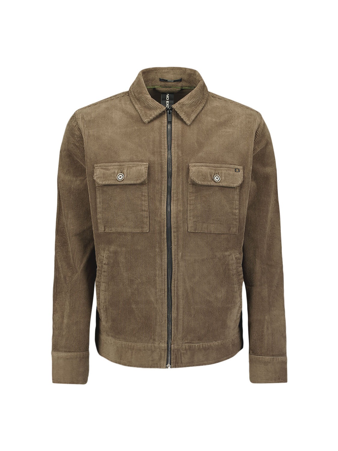 NO EXCESS Langarmhemd »No Excess Overshirt aus geripptem Cord«
