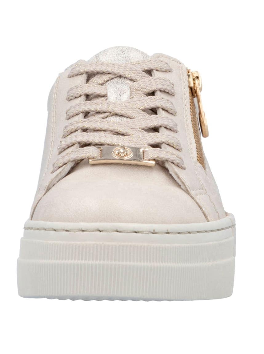 Rieker Women's Sneaker Ivory 42 8