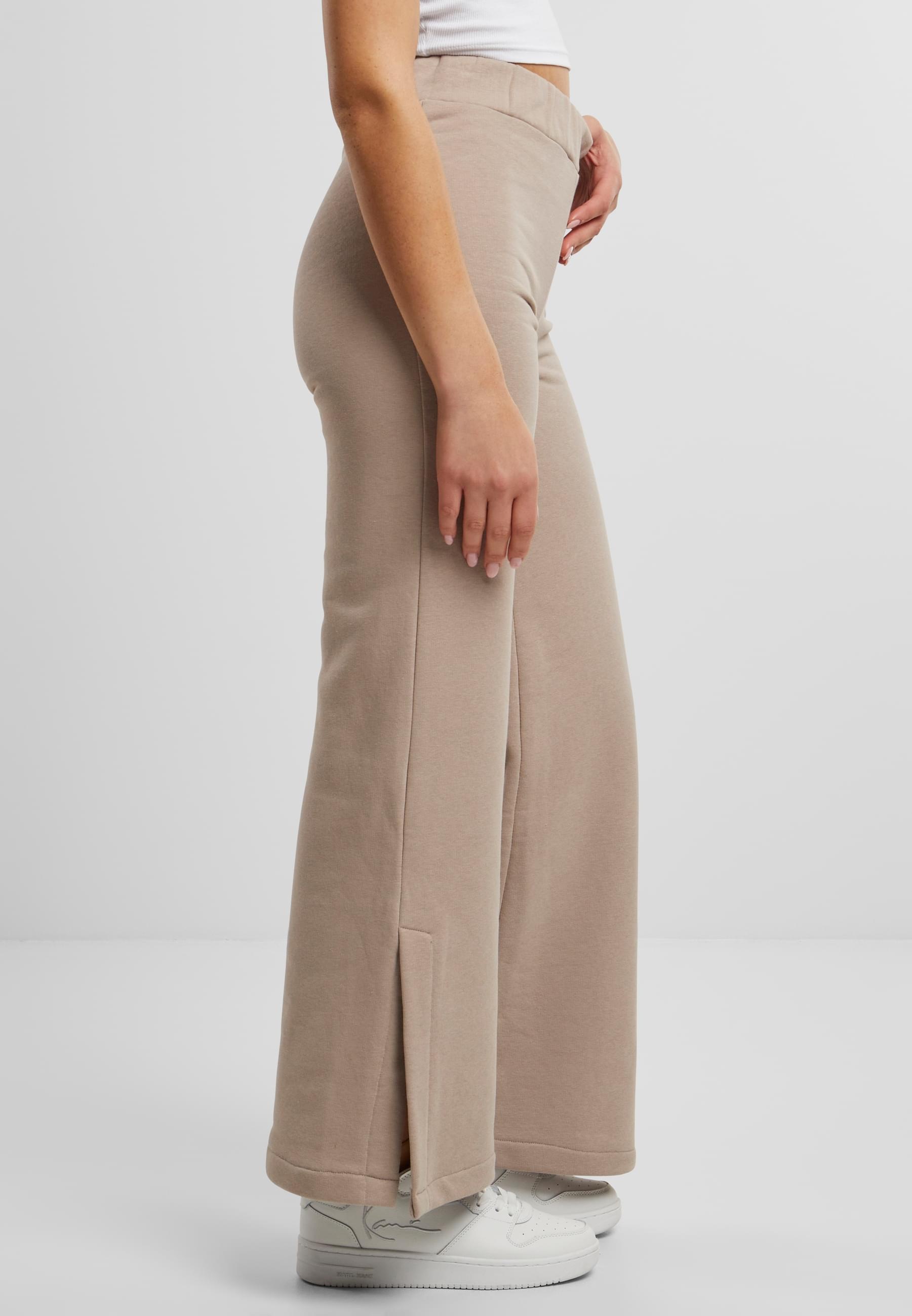 Karl Kani Stoffhose »Karl Kani Damen KW221-072-1 Small Signature Slit Wide Leg Pants«, (1 tlg.)