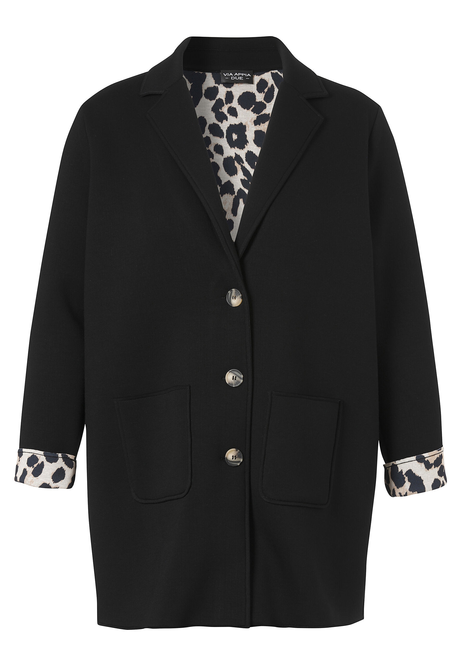 VIA APPIA DUE Sweatjacke "VIA APPIA DUE Jacke" Große Größen