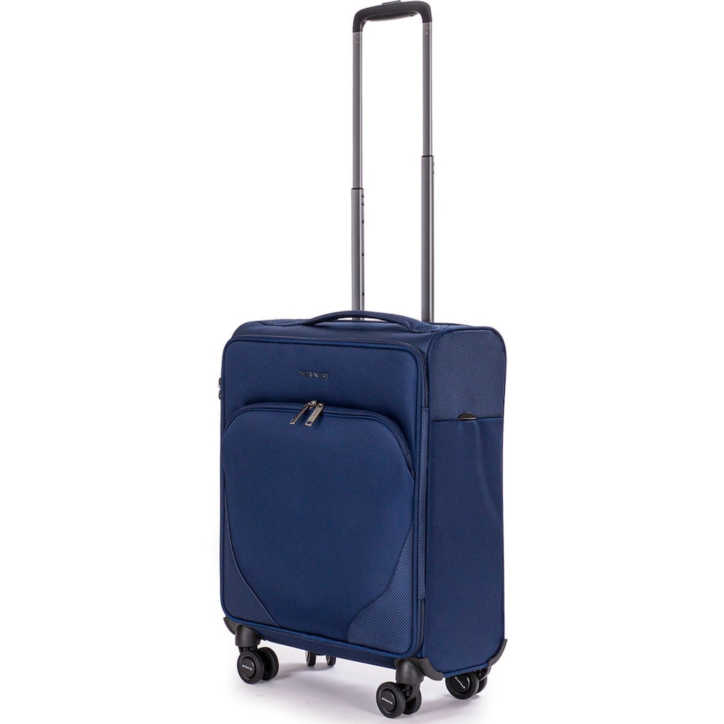 Stratic Weichgepäck-Trolley »Mix S, blue«, 4 Rollen