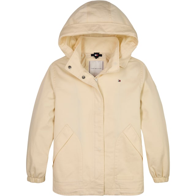 Tommy Hilfiger Parka »MONOTYPE COTTON PARKA«, mit Kapuze, mit Markenlogo  bestellen | BAUR