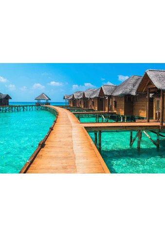 Papermoon Fototapetas »Water Bungalows«