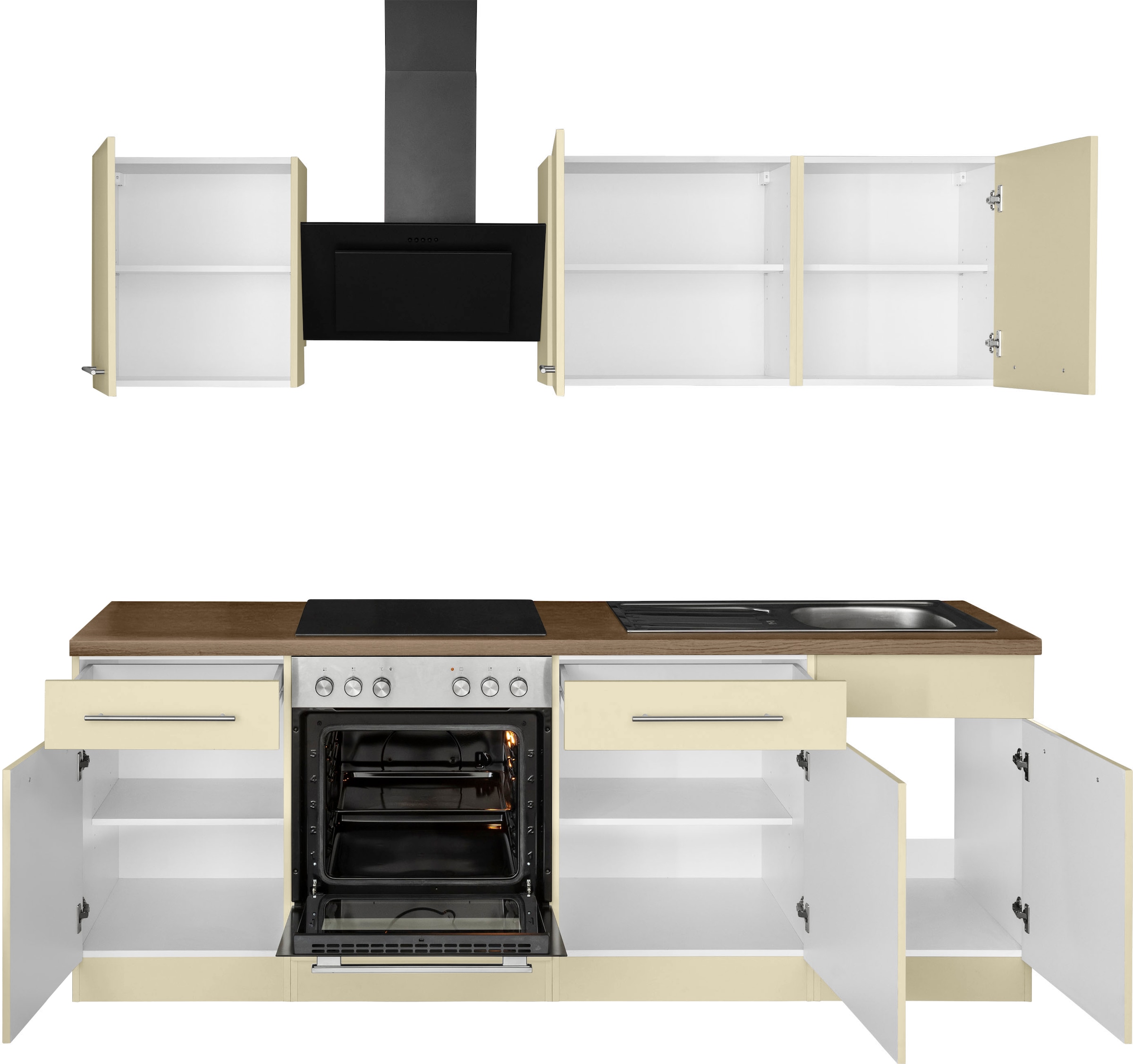 wiho Küchen mit cm Breite »Unna«, BAUR E-Geräten, 220 bestellen | Küchenzeile