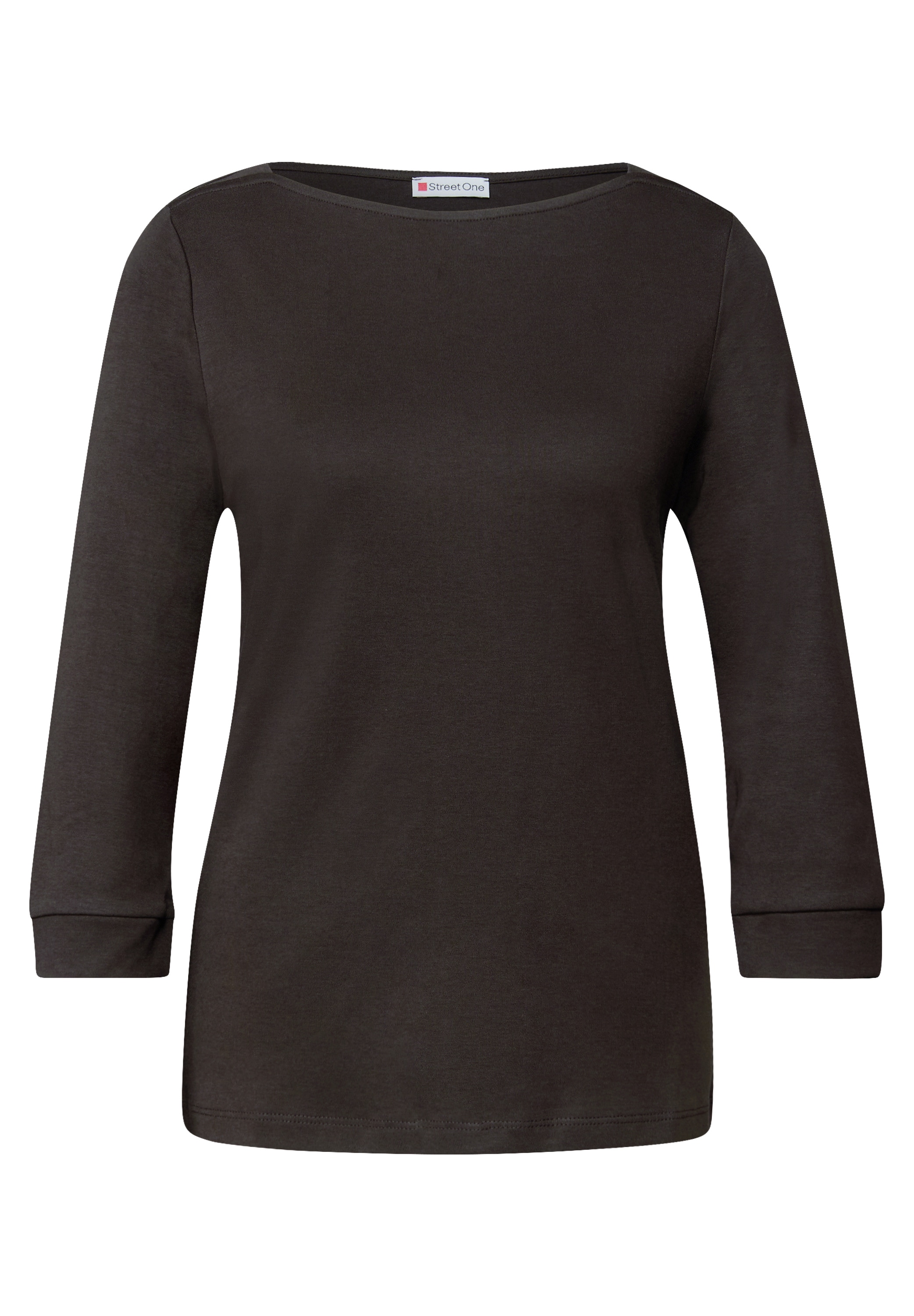 STREET ONE 3/4-Arm-Shirt, aus reiner Baumwolle
