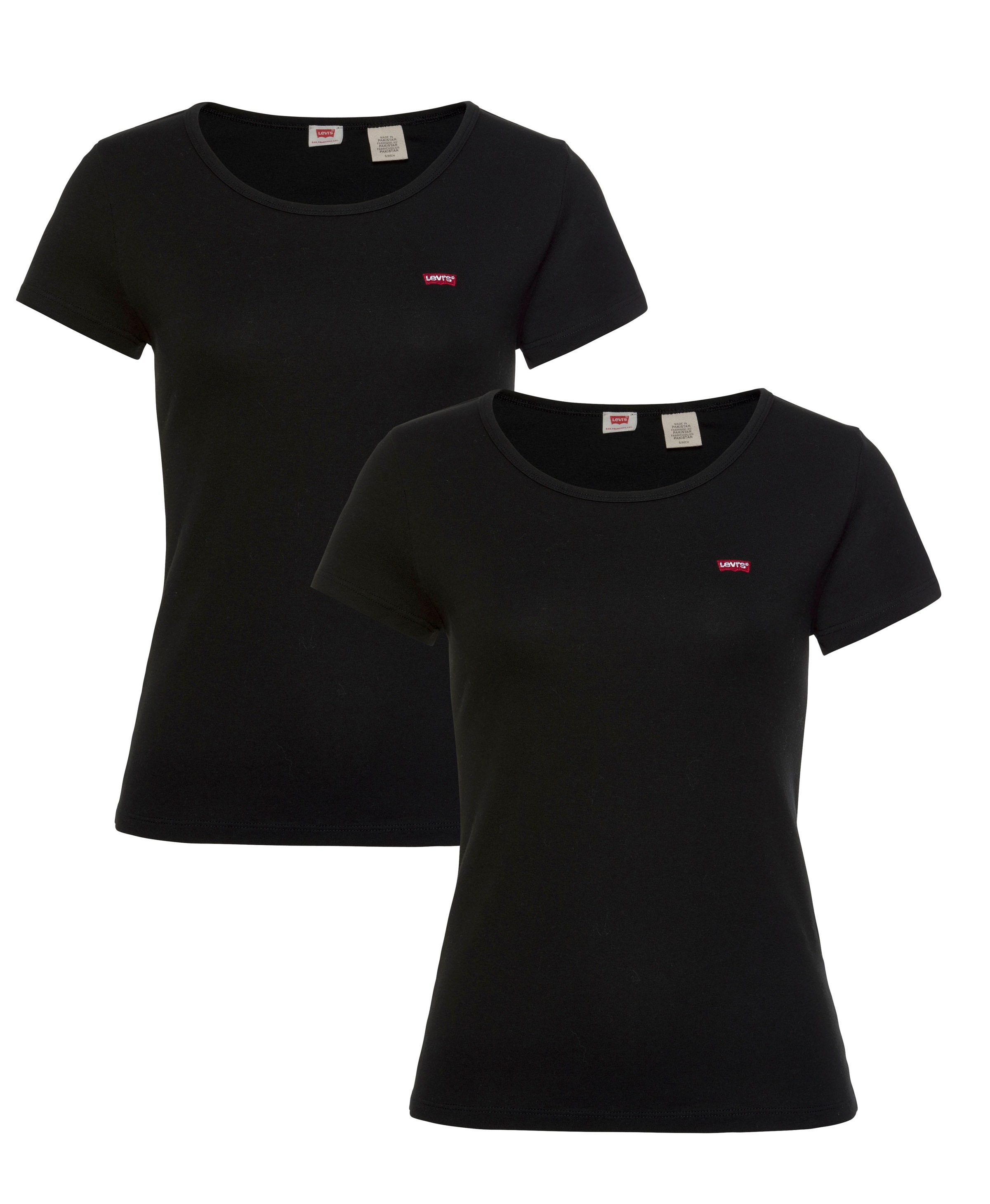 Levis T-Shirt "Mini-Logo" Packung, 2 Stk. tlg. mit kleiner Markenlogo-Stick günstig online kaufen