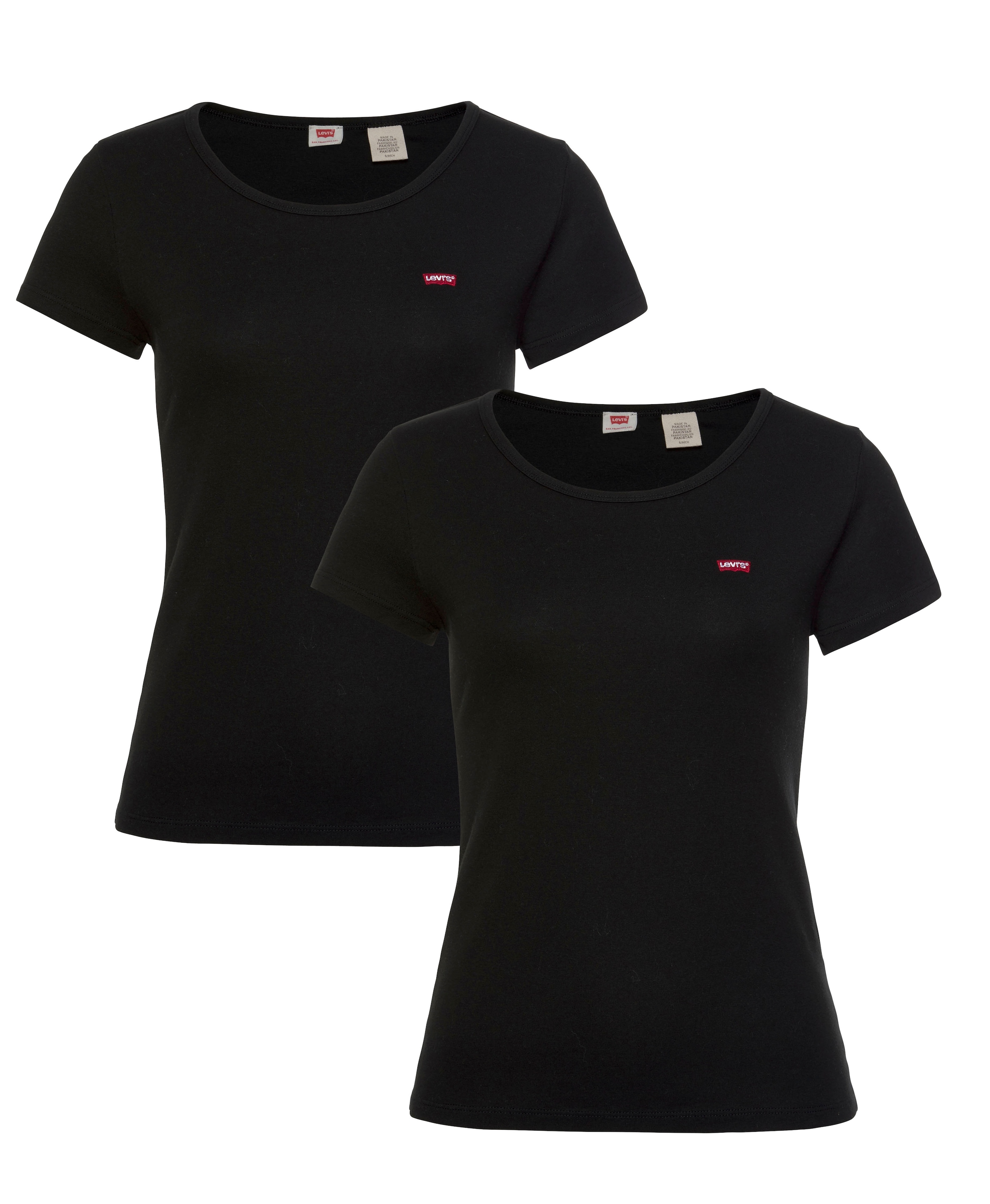 Levis T-Shirt "Mini-Logo", (Packung, 2 tlg.), mit kleiner Markenlogo-Sticke günstig online kaufen